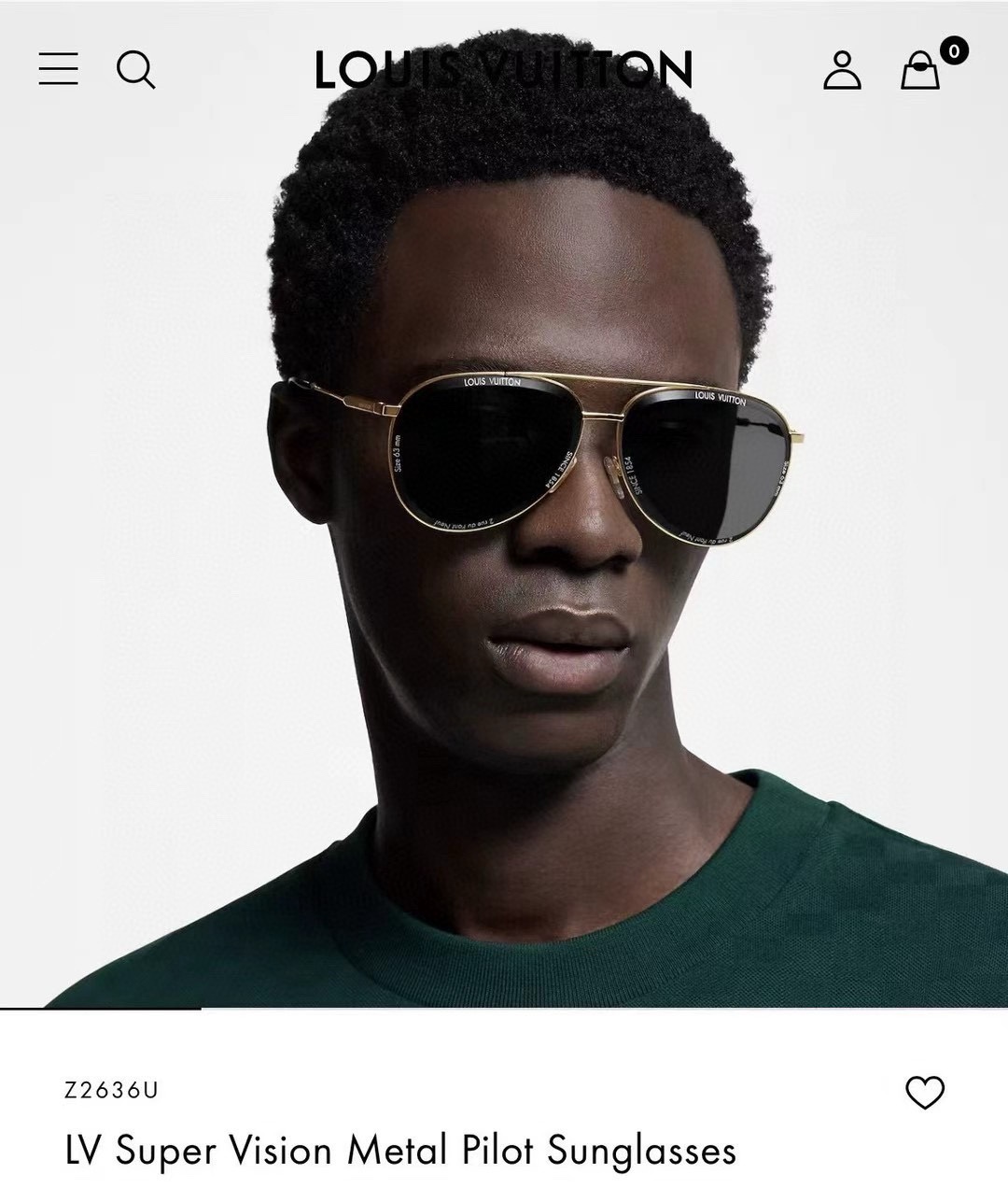  ‼️ 官网图 LOUIS VUITTON
MODEL：Z2649U～Z2607U～Z2636U～Z26