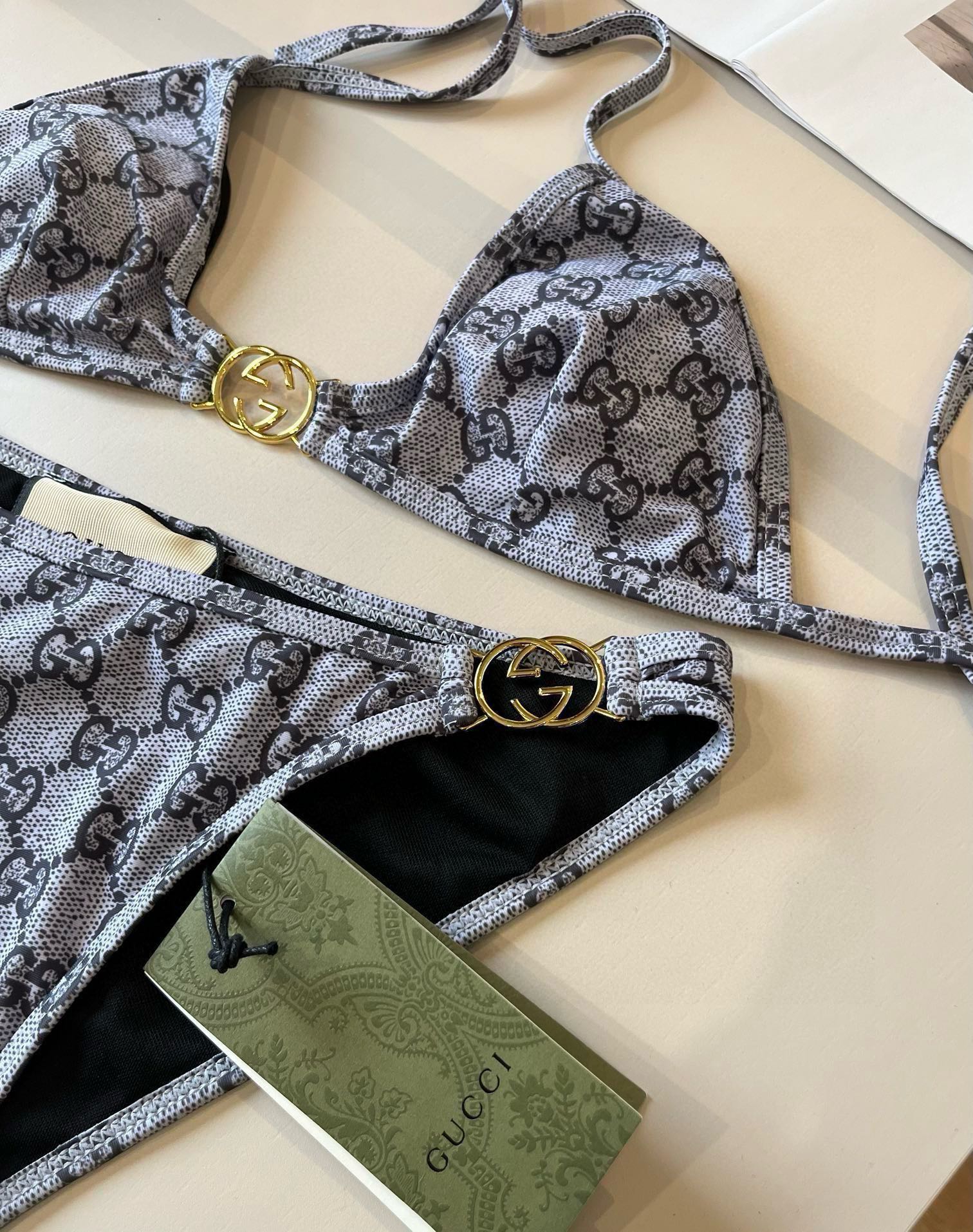。

Gucci古奇比基尼👙，分体泳衣，S M L XL