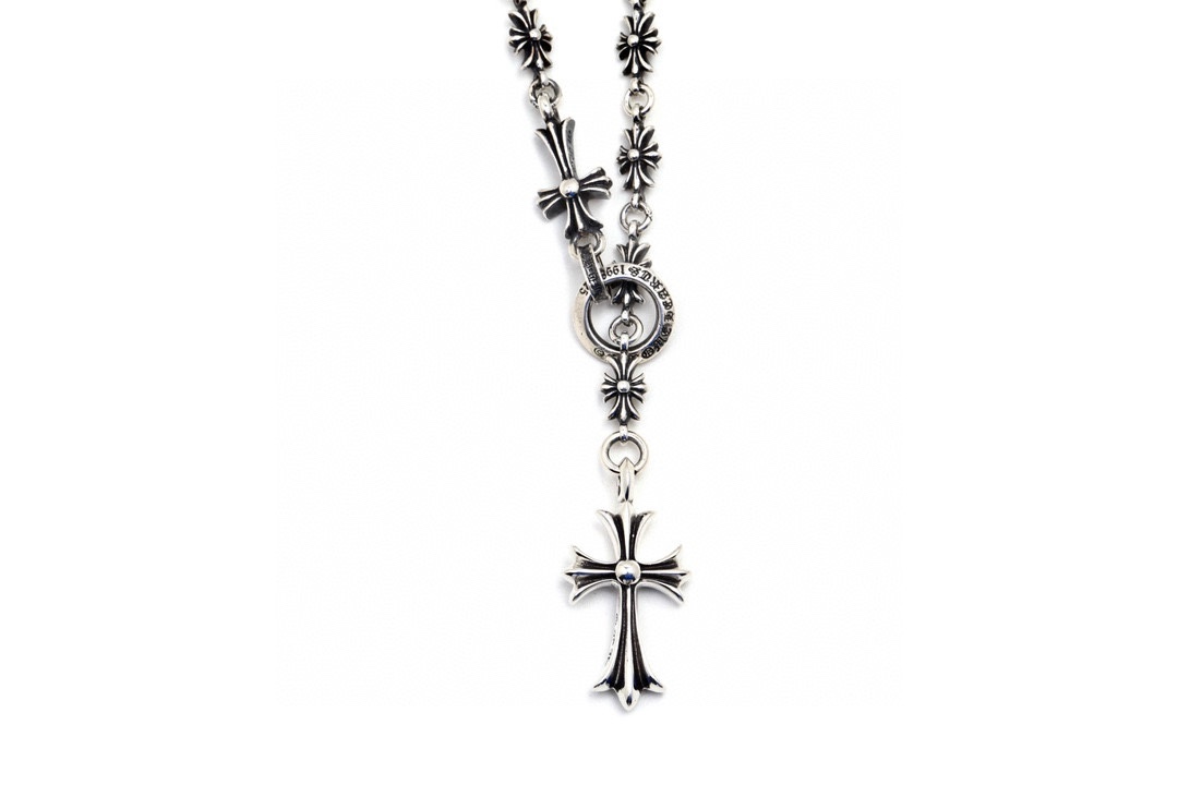 NO:109543,Chrome Hearts Croxin Internet celebrity hot adjustment necklace A top-notch style of celebrities, jewelry quality, chrome hearts, chrome hearts, necklace19860909Chrome Hearts克罗心 网红爆款调节项链 很多明星上身的一款,饰品精品,chrome hearts,chrome hearts,necklace,Jewelry
