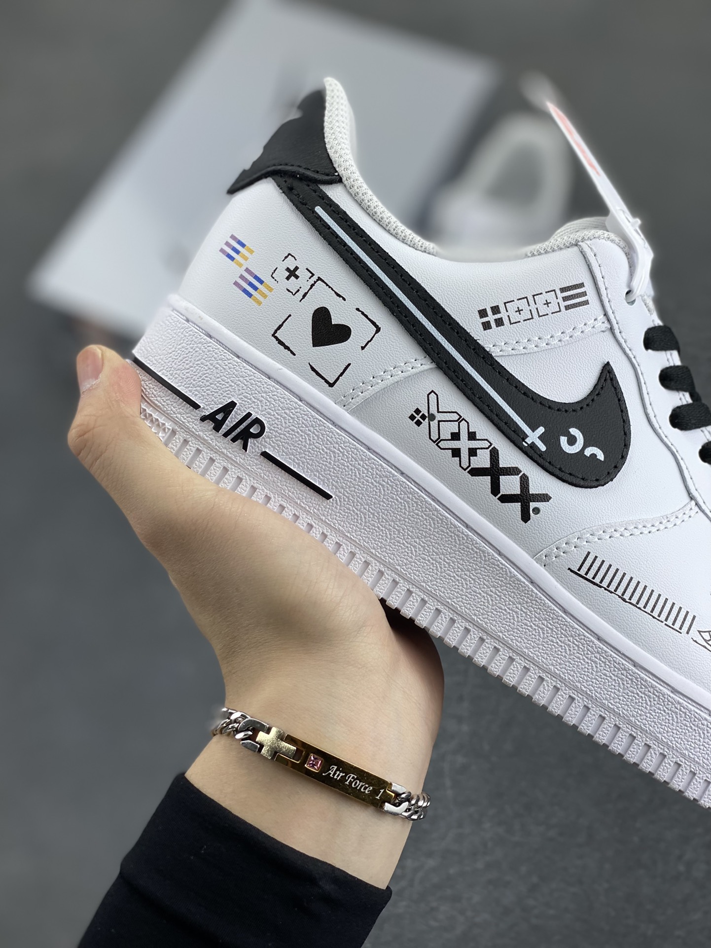图片[6]-Nike Air Force 1 Low’07 印花集 空军一号低帮休闲板鞋 定制皮料 定制鞋盒 配件齐全 原楦原纸板 纯正空军版型 内置全掌气垫 货号：ZH0316-068 尺码：36 36.5 37.5 38 38.5 39 40 40.5 41 42 42.5 43 44 44.5 45-选品中心