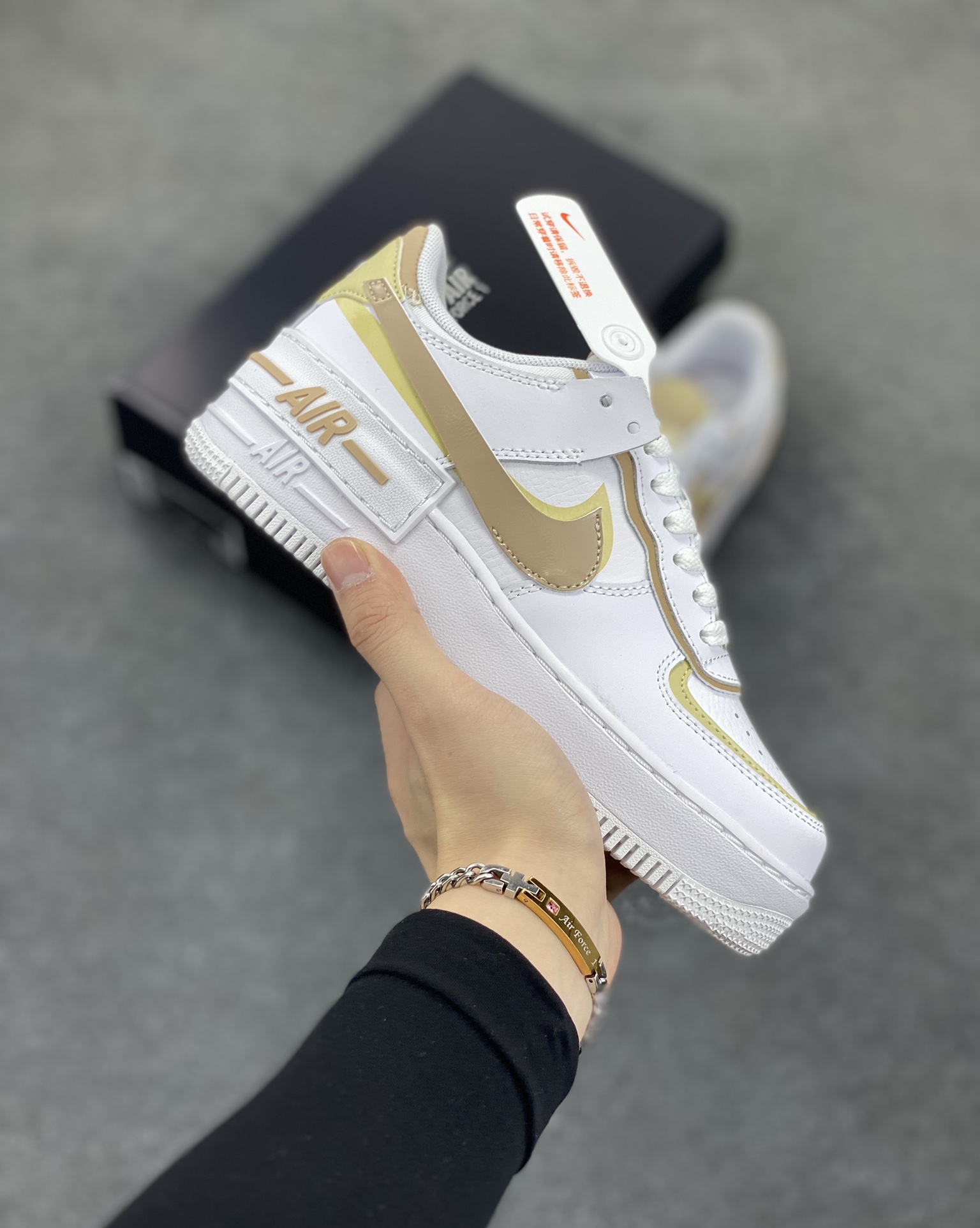 NK Air Force 1 Shadow 轻量增高低帮百搭板鞋\