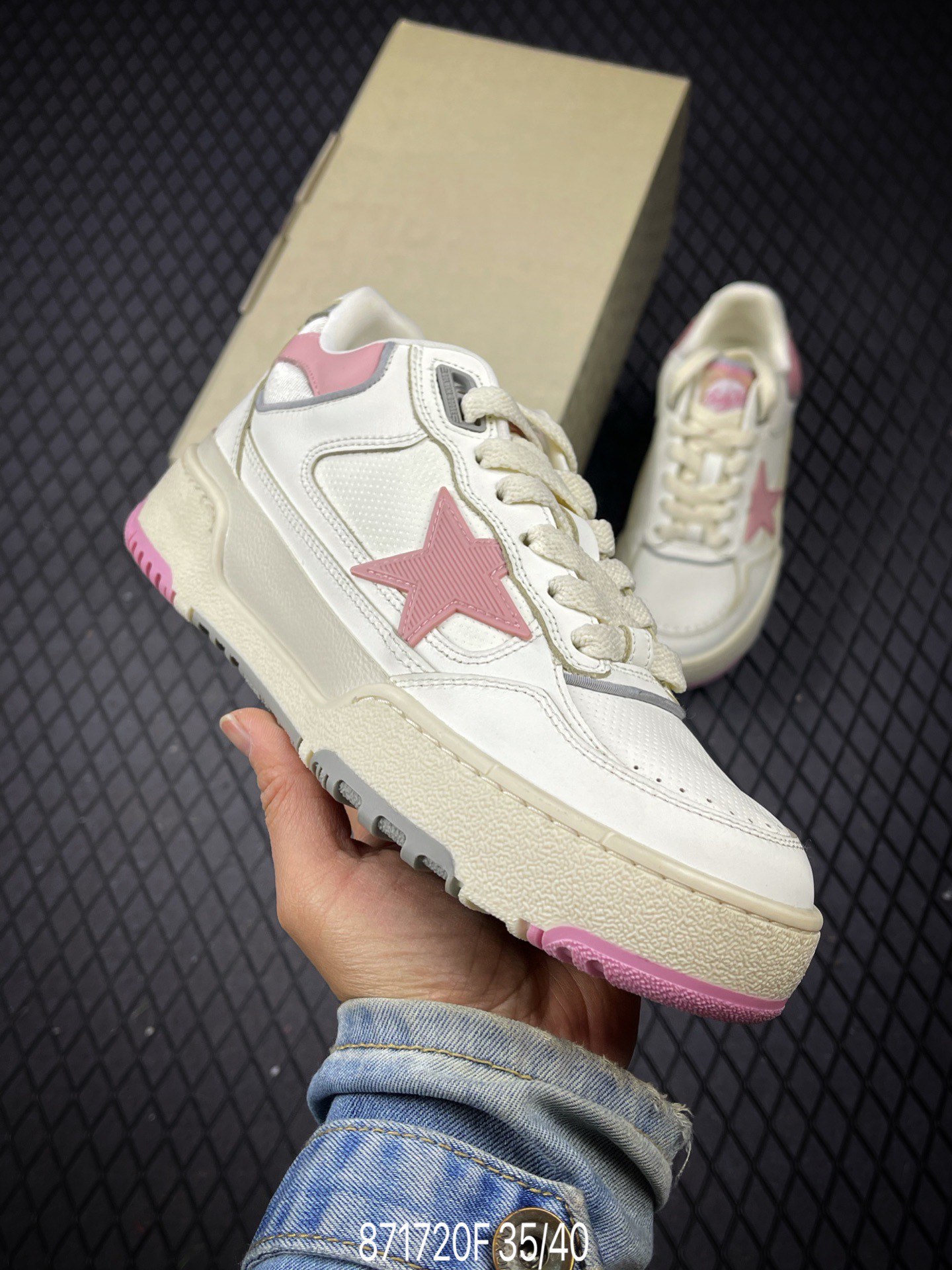 F apoya la tienda 𝐆𝐆𝐃𝐁 𝐅𝐨𝐫𝐭𝐲𝟮# 𝟮𝟬𝟮𝟱𝑠𝑠 Nuevas zapatillas de deporte estrella de suela gruesa de primaver…