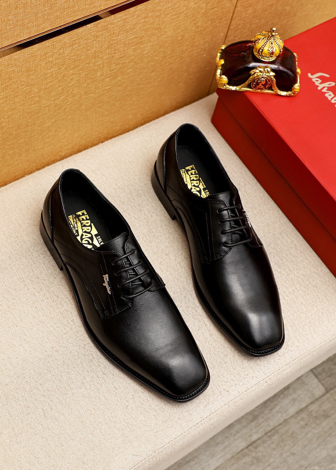 Ferragamo Men's Classic Leather Dress Shoes -Timeless Style & Comfort 1 Ferragamo Men's Classic Leather Dress Shoes -Timeless Style & Comfort