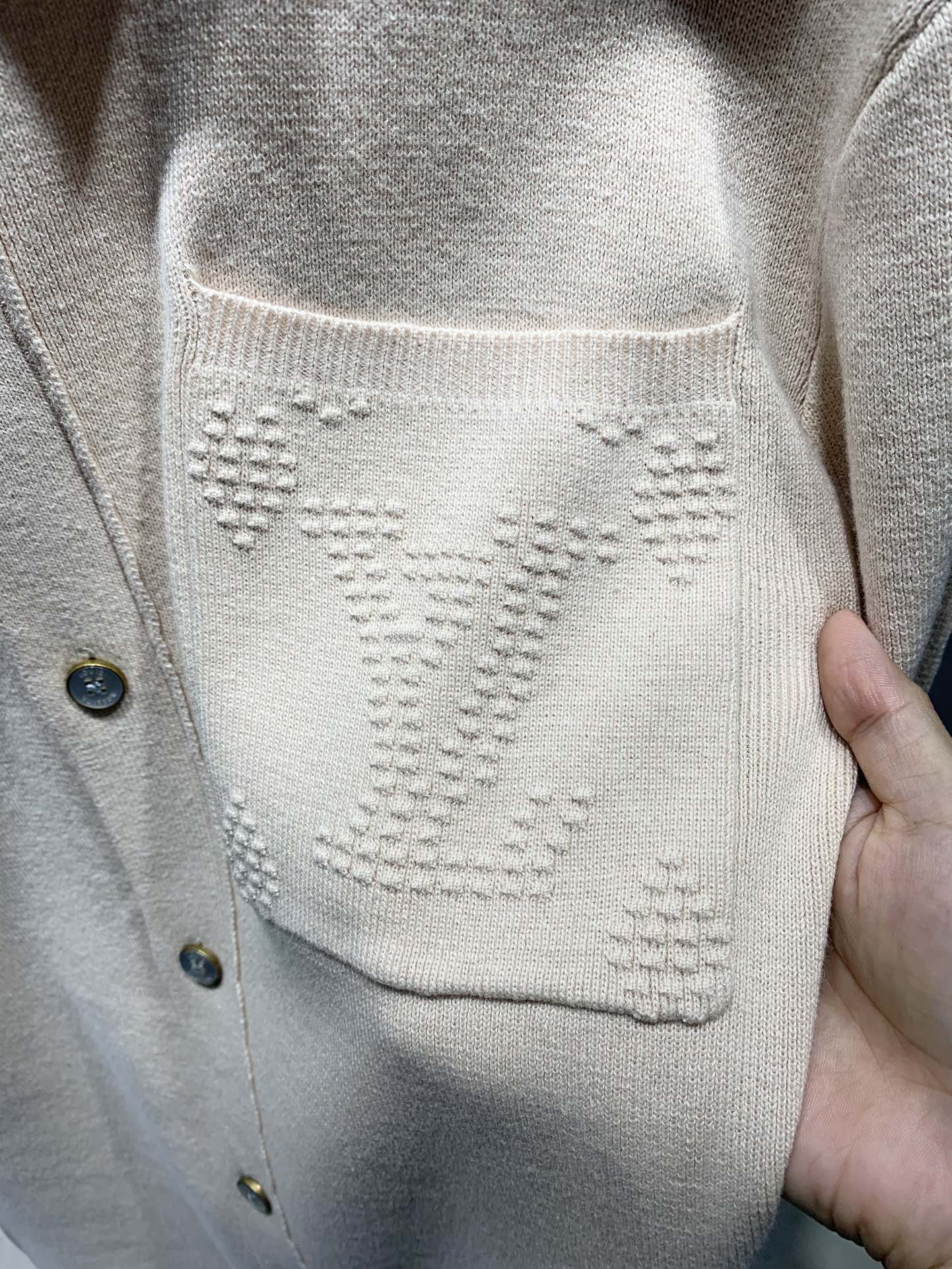 Louis Vuitton Monogram Jersey Pocket Short Sleeve Shirt, Button-Up Knit Top 8 i1744005220 1682 6