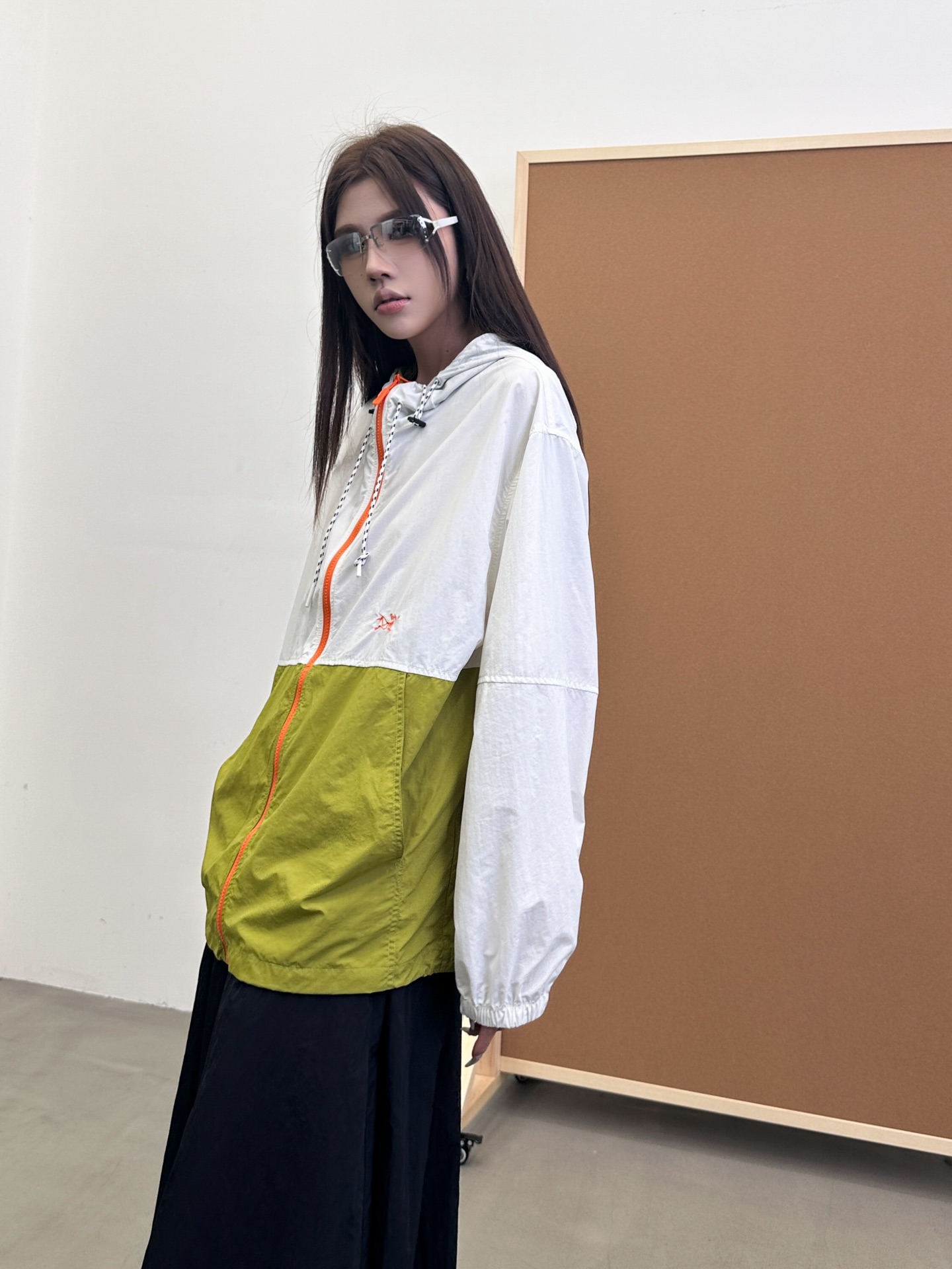 🌾鸟 ｜ 新款防嗮服，经典刺绣标加拼接撞色防嗮衣，男女同款，尺码sml