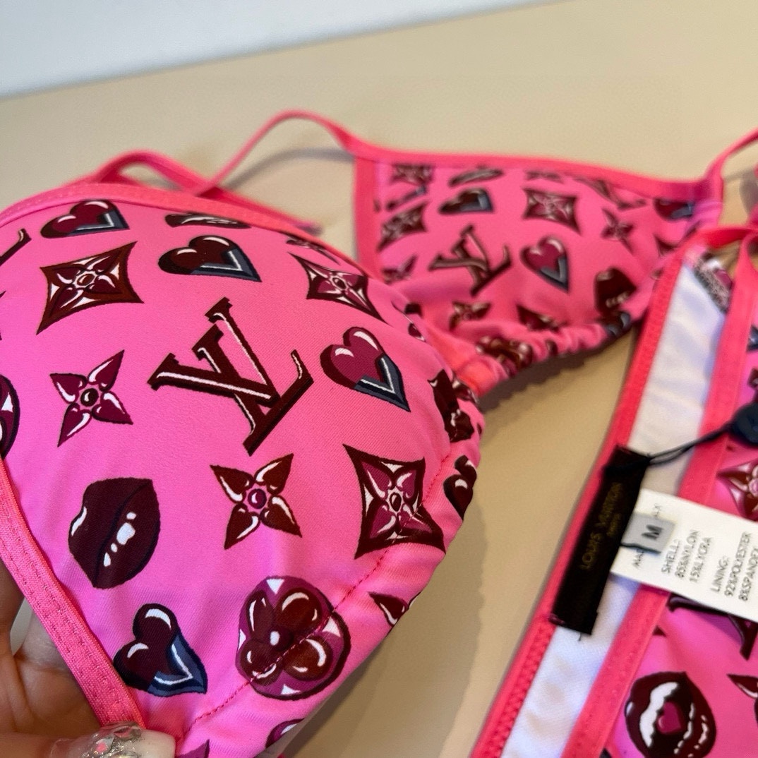 Comfortable Air Fabric LV Bikini Suits for Various Scenarios: Sizes SM, L, XL - 图片 5