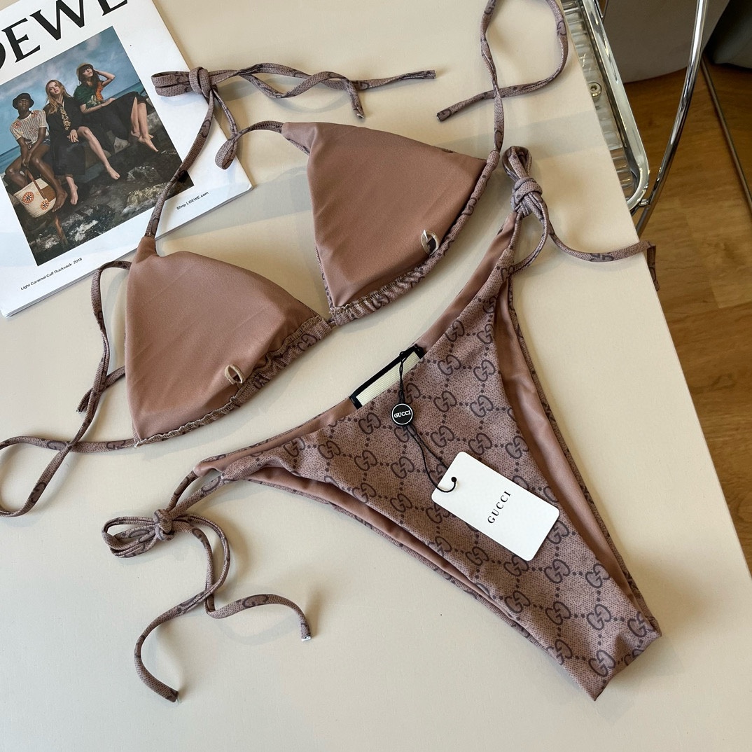 。

Gucci古奇比基尼👙，分体泳衣，S M L XL