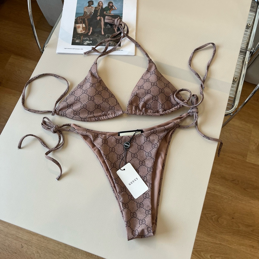 。

Gucci古奇比基尼👙，分体泳衣，S M L XL