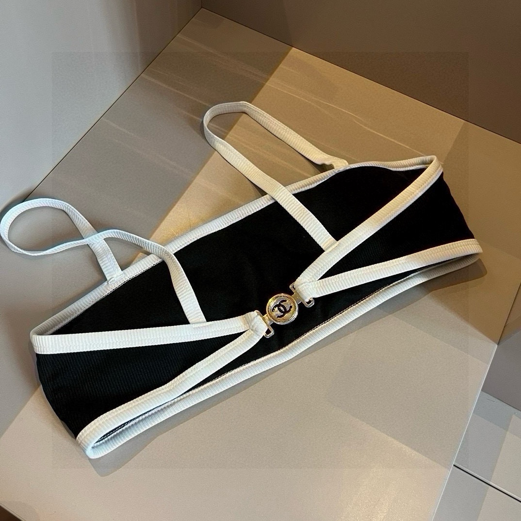 。

Chanel香奈儿中古针织比基尼👙，分体泳衣，S M L XL