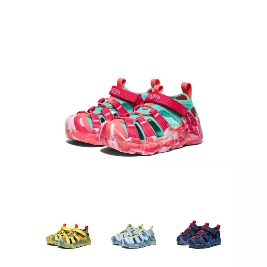 图片[6]-KEEN 潮牌新款Hyperport H2超轻涉水儿童户外溯溪鞋凉鞋 尺码：24-35码 潮牌KEEN溯溪⛺️新款🆕 原装高端1：1定制版👍🏻 放心入就对啦✌🏻 溯溪两穿凉鞋，超级实穿✔️ 彩虹色系搭配，超级夏天🏝️-选品中心