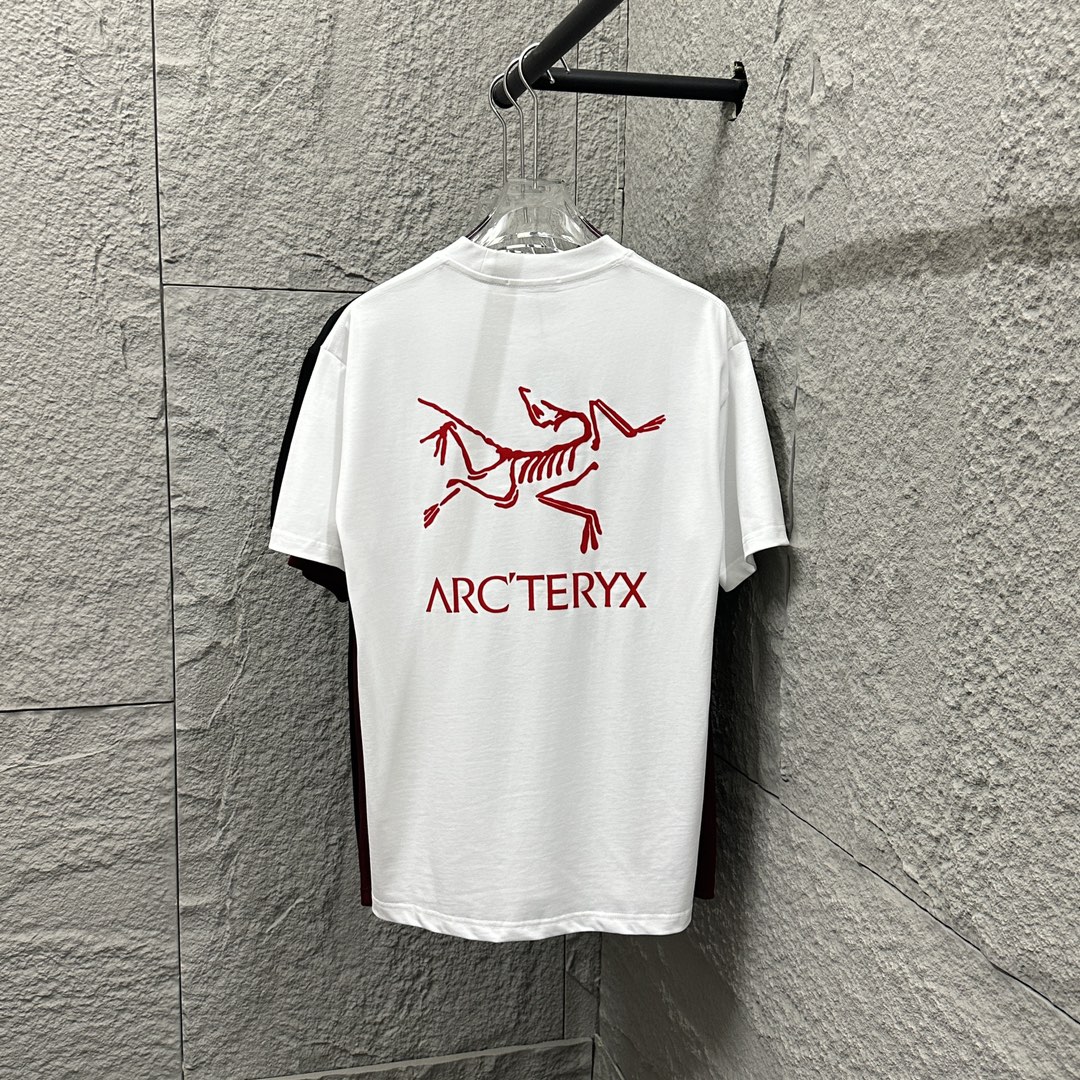 ARC'TERYX*Bird 2025 primavera y verano nuevo estilo moderno Logotipo de patrón clásico personalizado Tecnología de floc…