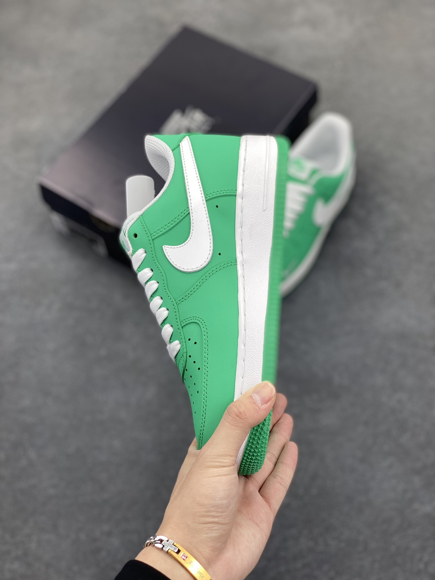 图片[3]-Nike Air Force 1 Low 07 青碧 原楦头原纸板 打造纯正低帮空军版型 专注外贸渠道 全掌内置蜂窝气垫 原盒配件 原厂中底钢印、拉帮完美 货号：315122-101 尺码：36 36.5 37.5 38 38.5 39 40 40.5 41 42 42.5 43 44 44.5 45-选品中心