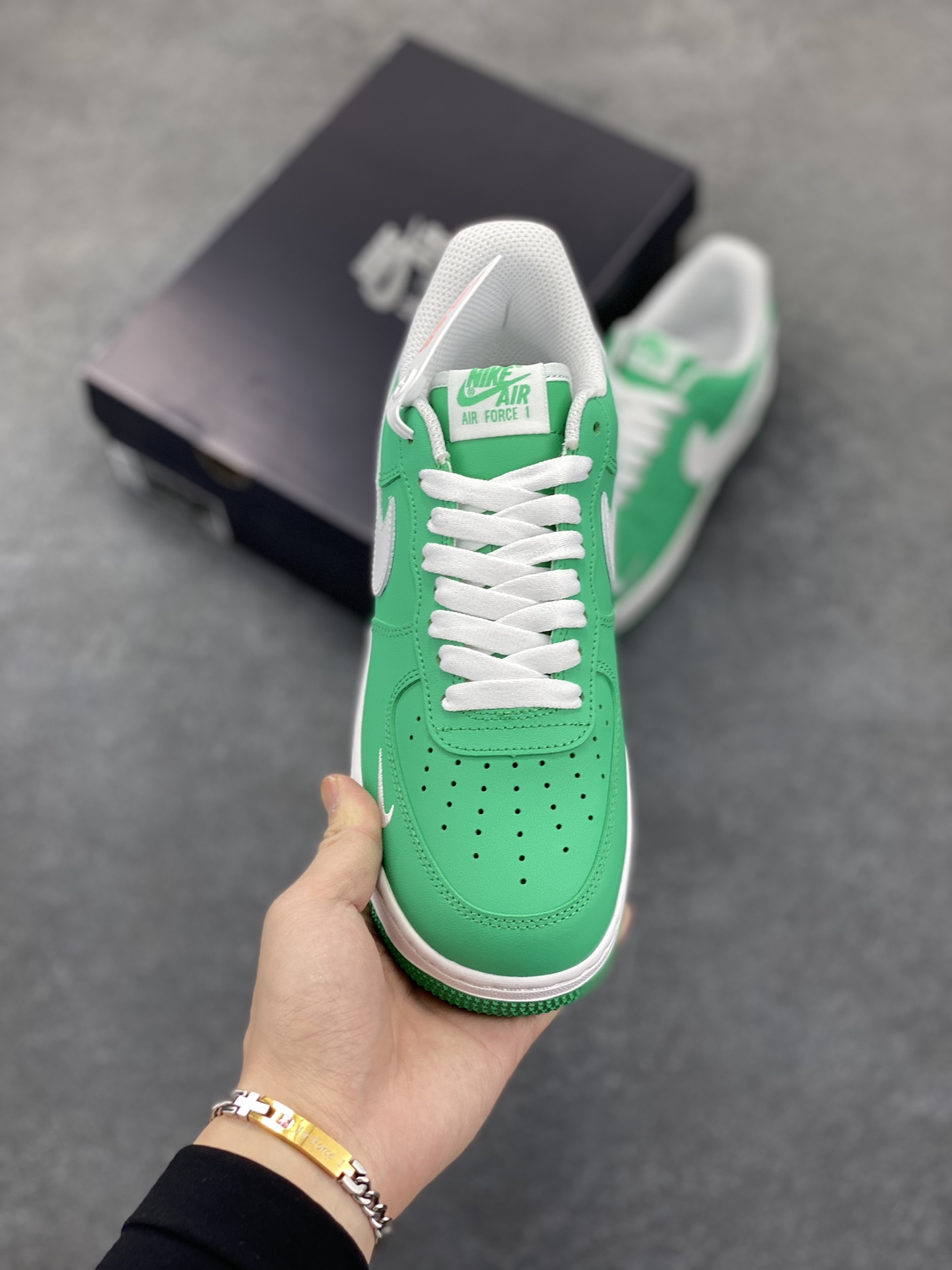 图片[2]-Nike Air Force 1 Low 07 青碧 原楦头原纸板 打造纯正低帮空军版型 专注外贸渠道 全掌内置蜂窝气垫 原盒配件 原厂中底钢印、拉帮完美 货号：315122-101 尺码：36 36.5 37.5 38 38.5 39 40 40.5 41 42 42.5 43 44 44.5 45-选品中心