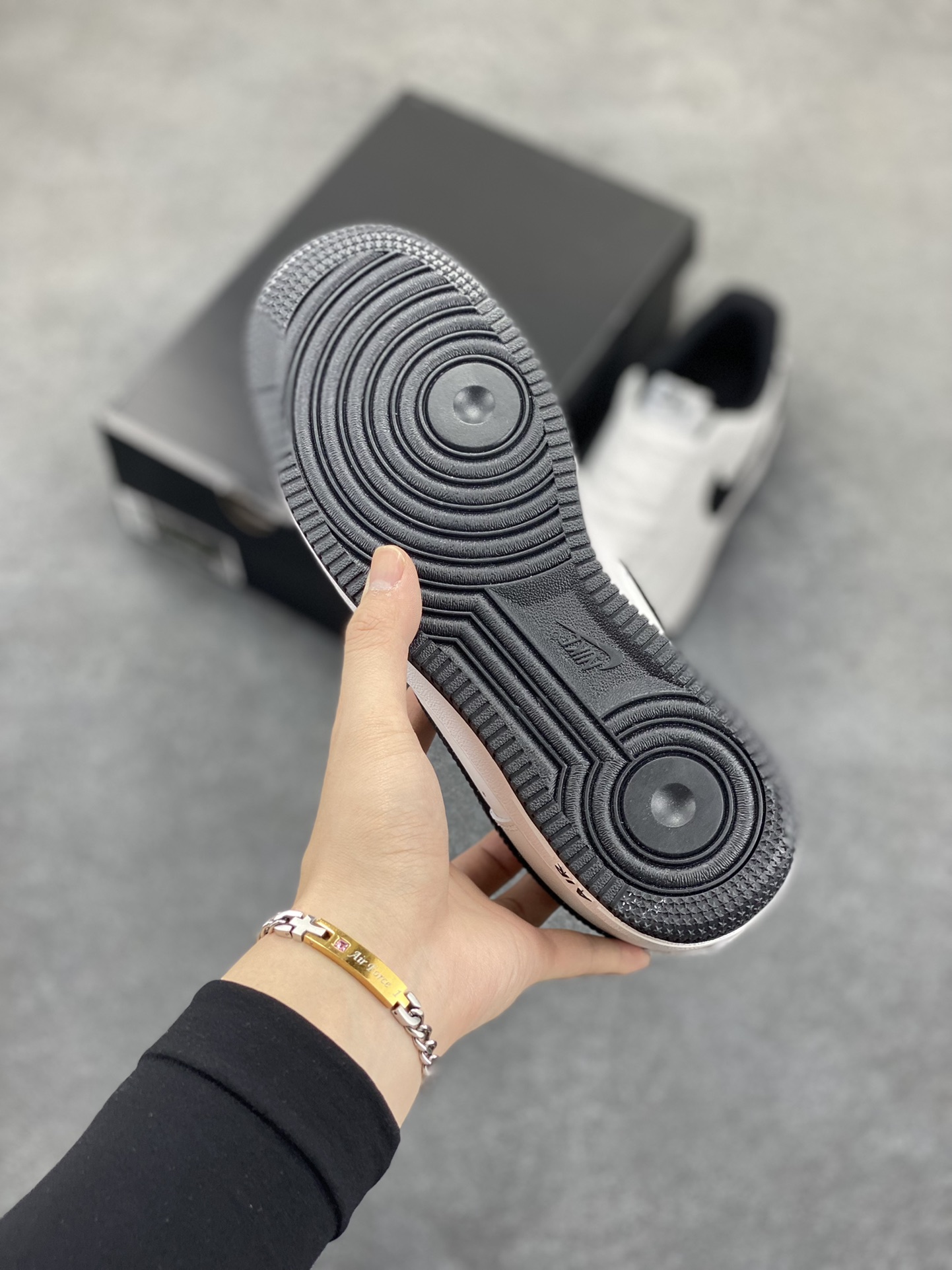 图片[5]-Nike Air Force 1 Low 07 白黑小勾 原楦头原纸板 打造纯正低帮空军版型 专注外贸渠道 全掌内置蜂窝气垫 原盒配件 原厂中底钢印、拉帮完美 货号：315122-103 尺码：36 36.5 37.5 38 38.5 39 40 40.5 41 42 42.5 43 44 44.5 45-选品中心