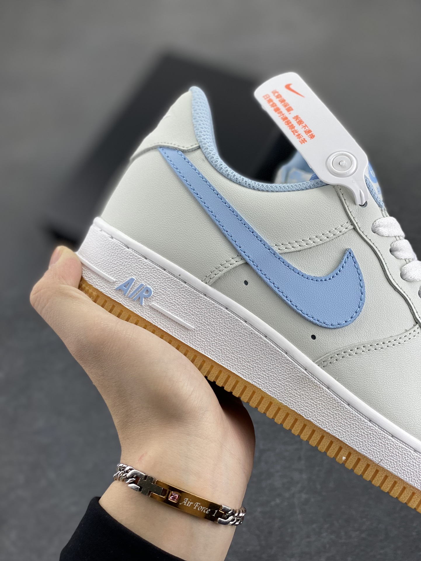 图片[6]-Nike Air Force 1 Low 07 青蓝 原楦头原纸板 打造纯正低帮空军版型 专注外贸渠道 全掌内置蜂窝气垫 原盒配件 原厂中底钢印、拉帮完美 货号：315122-102 尺码：36 36.5 37.5 38 38.5 39 40 40.5 41 42 42.5 43 44 44.5 45-选品中心