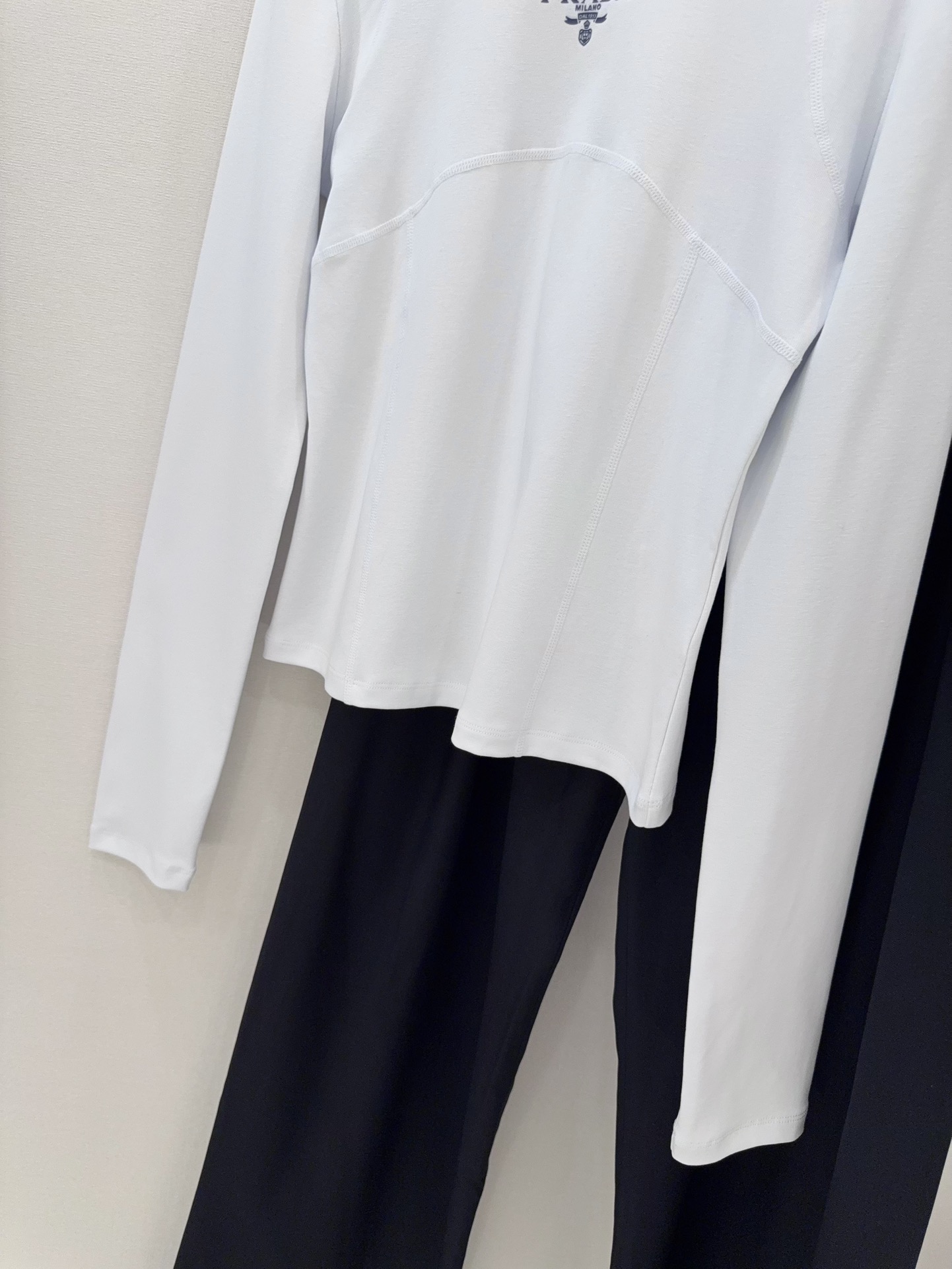 Prada Women's Long Sleeve T-Shirt Slim Fit Stretchable Comfortable Top 7 i1744100324 5045 5