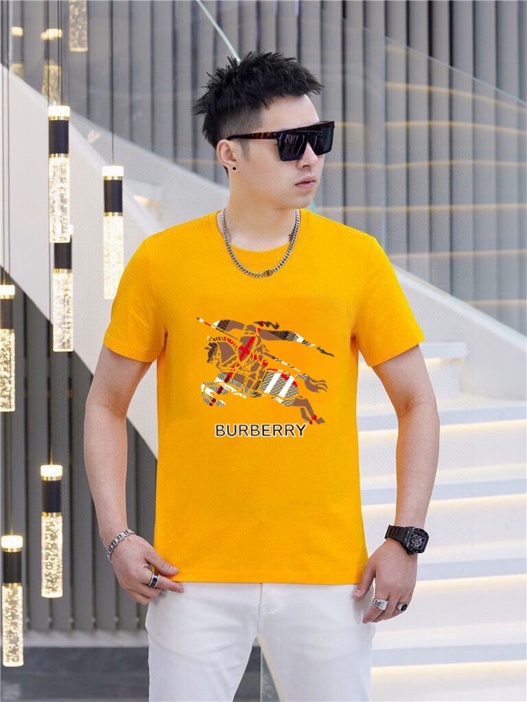 Burberry 品牌【BURBERRY 巴宝莉】(胖子福音) 男士休闲短袖T恤 2025春夏新品