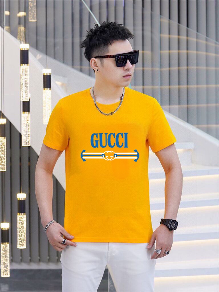 Gucci 品牌【GUCCI 古奇】(胖子福音) 男士休闲短袖T恤 2025春夏新品