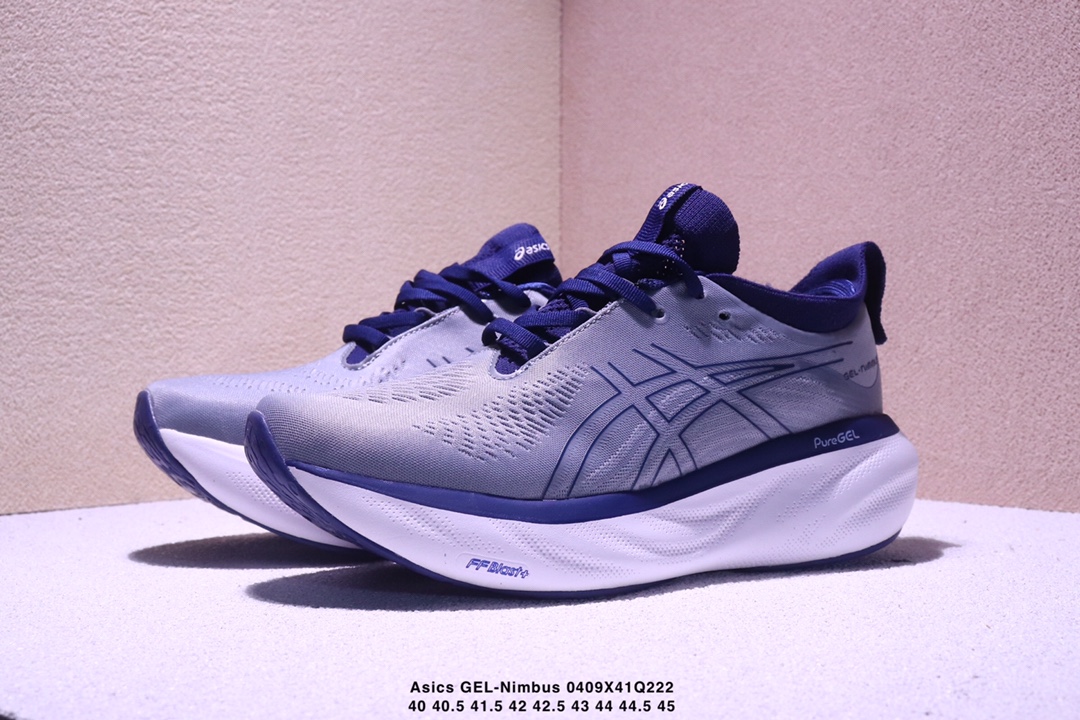 集合图❤️ 💰275 Asics GEL-Nimbus 25 舒适 织物减震防滑耐磨 低帮 马拉松跑步鞋 男女款
XM0409Q222