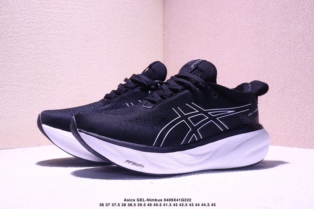 集合图❤️ 💰275 Asics GEL-Nimbus 25 舒适 织物减震防滑耐磨 低帮 马拉松跑步鞋 男女款
XM0409Q222