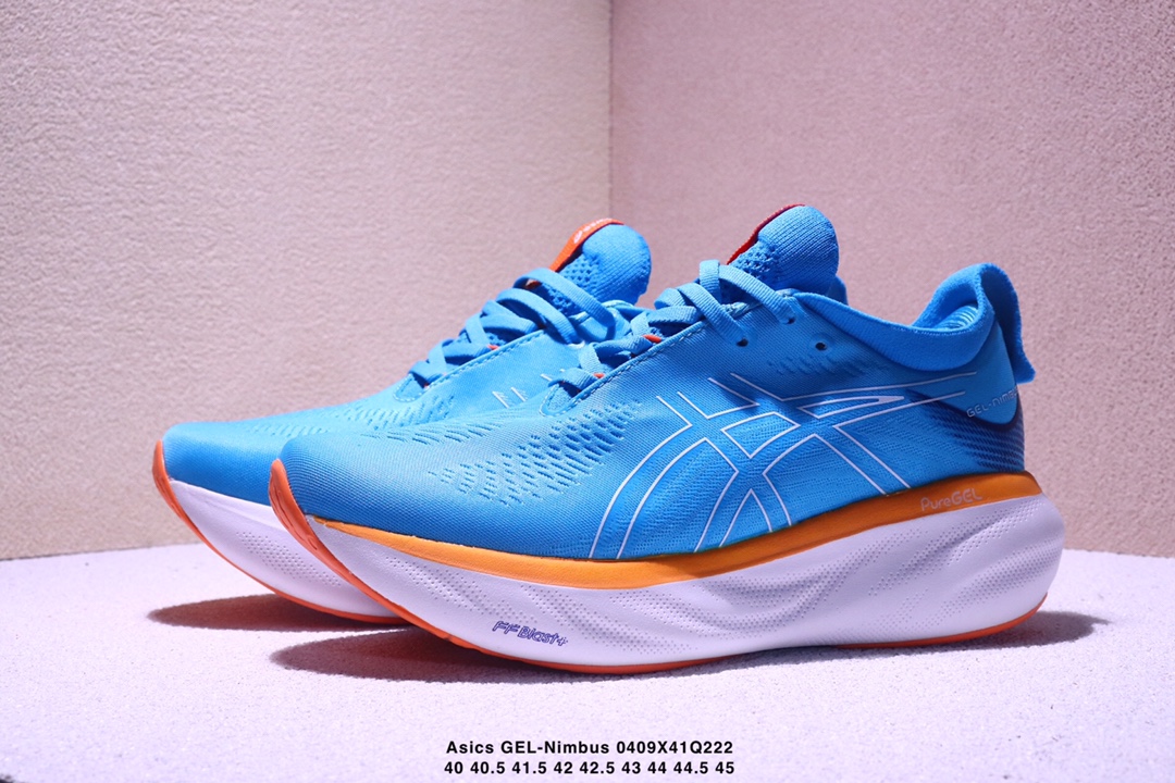集合图❤️ 💰275 Asics GEL-Nimbus 25 舒适 织物减震防滑耐磨 低帮 马拉松跑步鞋 男女款
XM0409Q222