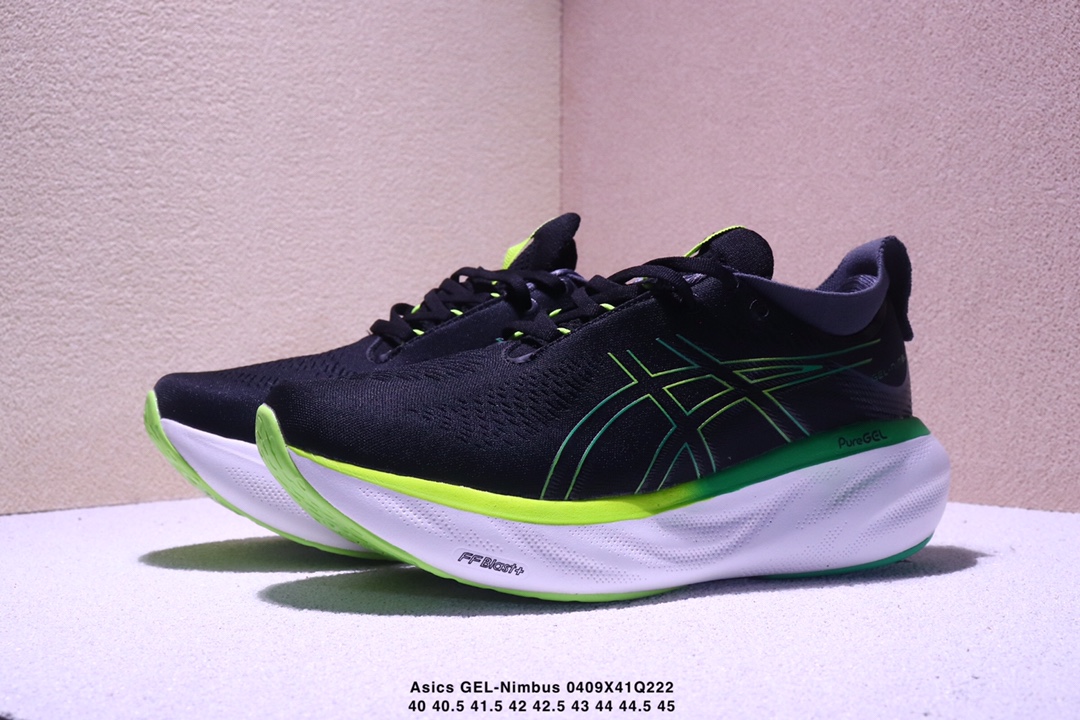 集合图❤️ 💰275 Asics GEL-Nimbus 25 舒适 织物减震防滑耐磨 低帮 马拉松跑步鞋 男女款
XM0409Q222