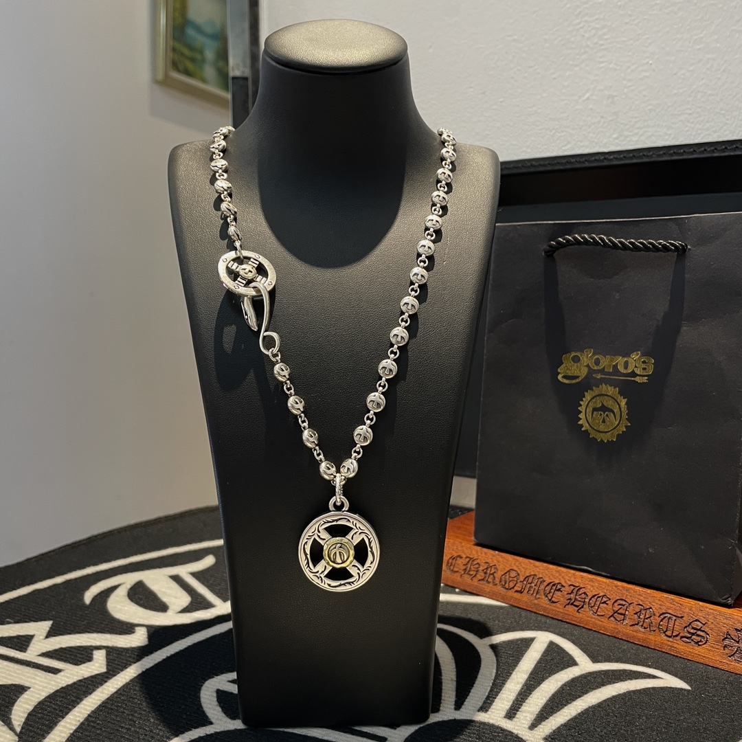 NO:111313,[New Products are on the Shelves] Goro’s Takahashi Goro Necklace Top Version, Accepted Exclusive Shooting, Focus on the High-end Market, Absolutely Different from the Ordinary Version!  The details of the picture product are consistent with ZP!  Original production process, precision quality, purely handmade, authentic model opening, fashion essentials, both men and women can wear, same couple style, rock punk silver style, retro elements, trendy and versatile, same style on the official website, fine jewelry, necklace19860909【新品上架】Goro’s高桥吾郎项链 顶级版本 认准独家拍摄 主攻高端市场 绝对区别普通版本！图片产品细节与ZP一致！原版制作工艺 精工品质 纯手工打造 ～正品开模潮流时尚必备 男女均可佩戴 情侣款同款 摇滚朋克泰银风格 复古元素 潮流百搭 官网同款,饰品精品,necklace,Jewelry