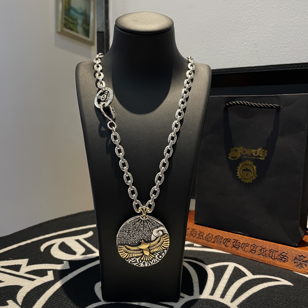 NO:111319,[New Products are on the Shelves] Goro’s Takahashi Goro Necklace Top Version, Accepted Exclusive Shooting, Focus on the High-end Market, Absolutely Different from the Ordinary Version!  The details of the picture product are consistent with ZP!  Original production process, precision quality, purely handmade, authentic model opening, fashion essentials, both men and women can wear, same couple style, rock punk silver style, retro elements, trendy and versatile, same style on the official website, fine jewelry, necklace19860909【新品上架】Goro’s高桥吾郎项链 顶级版本 认准独家拍摄 主攻高端市场 绝对区别普通版本！图片产品细节与ZP一致！原版制作工艺 精工品质 纯手工打造 ～正品开模潮流时尚必备 男女均可佩戴 情侣款同款 摇滚朋克泰银风格 复古元素 潮流百搭 官网同款,饰品精品,necklace,Jewelry