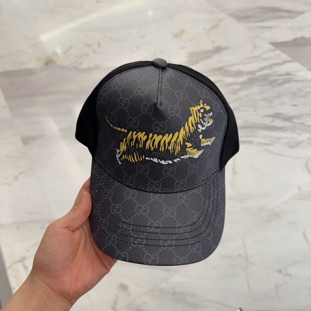 [Gucci Hats]Gucci high-end net hat the latest fashion trends High-end workmans