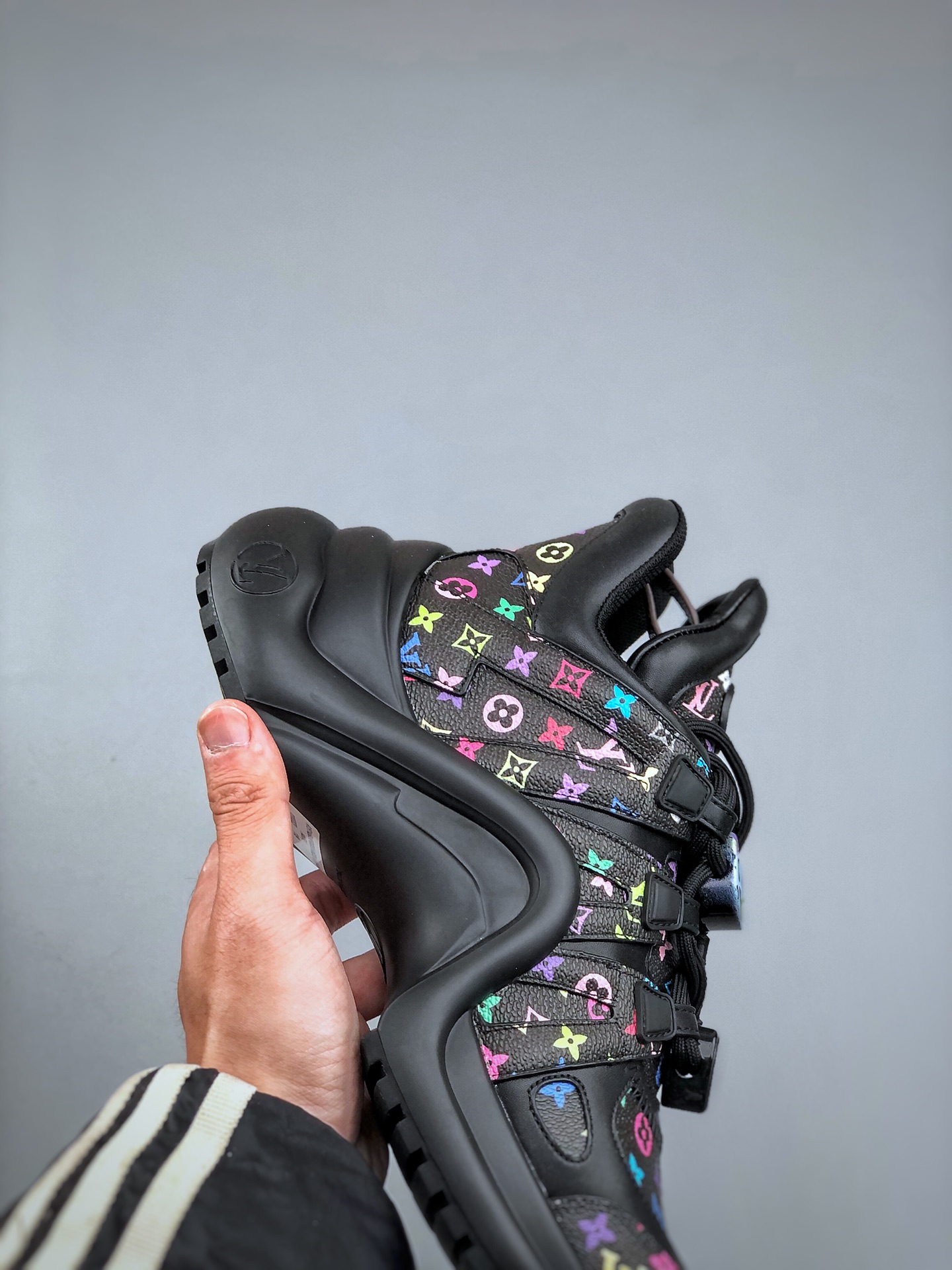 480  路易威登Louis Vuitton Archlight Sneakers LV真皮拼色减震网面运动弓型舞蹈复古老爹运动鞋