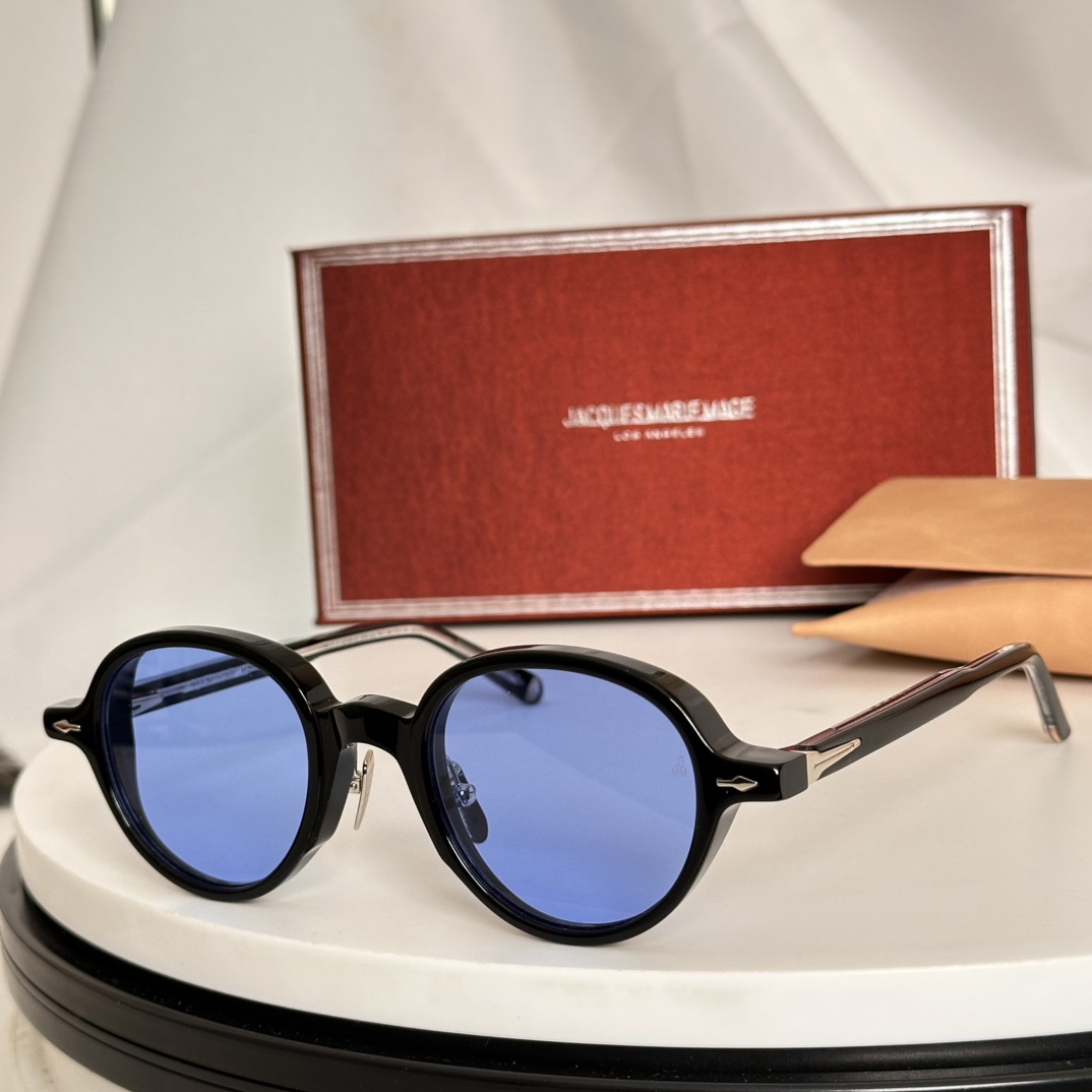  ‼️圆型JACQUES MARIE MAGE
日本手工眼镜 
MODEL：CIARK
SIZE45-2