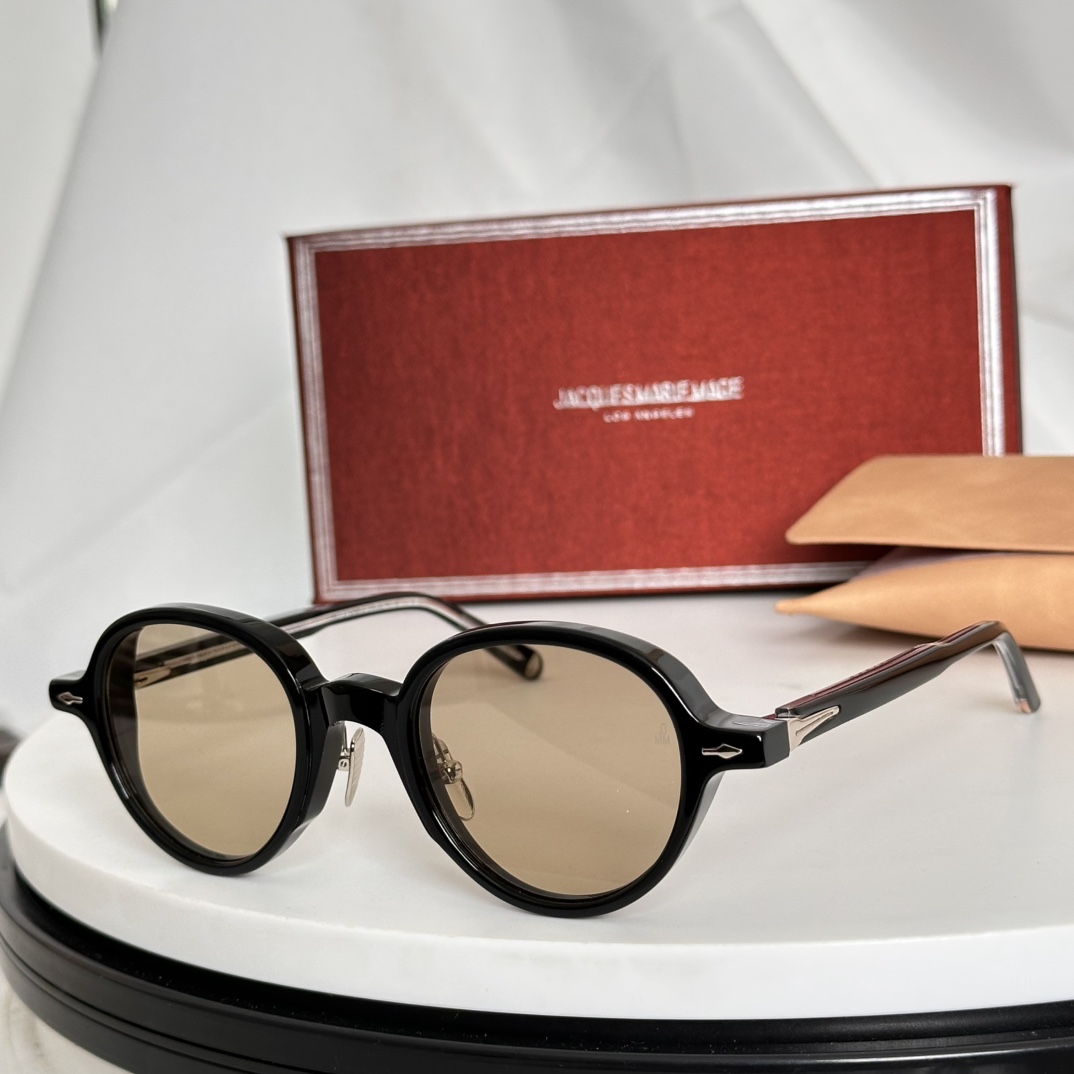  ‼️圆型JACQUES MARIE MAGE
日本手工眼镜 
MODEL：CIARK
SIZE45-2