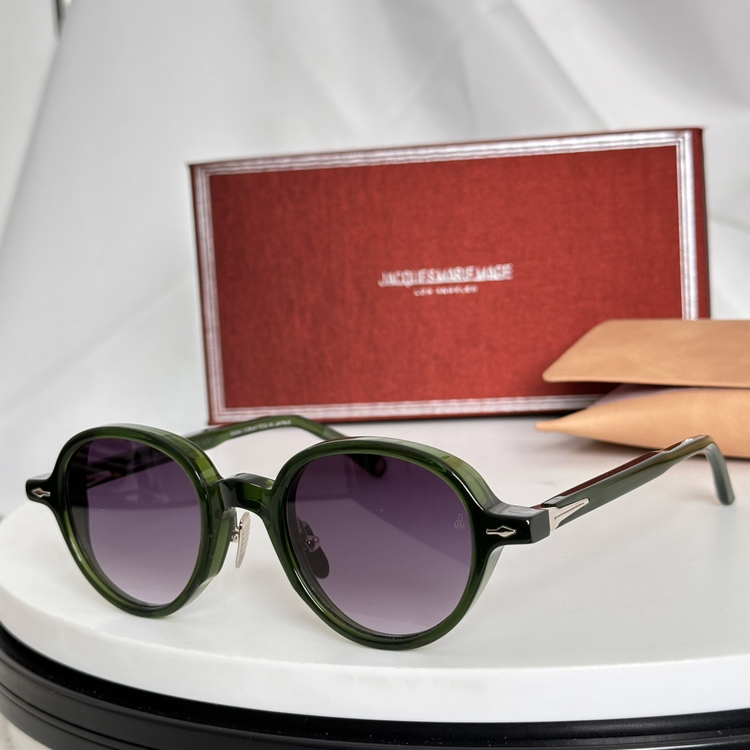  ‼️圆型JACQUES MARIE MAGE
日本手工眼镜 
MODEL：CIARK
SIZE45-2