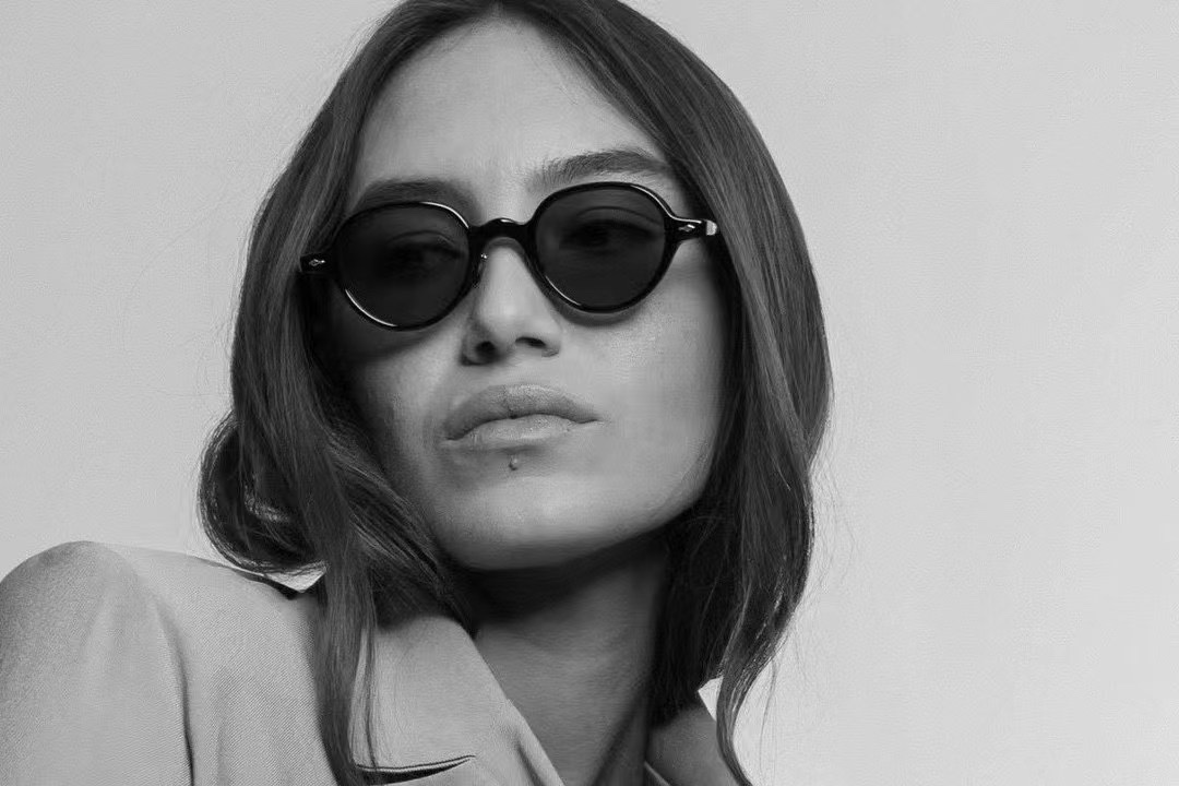   ‼️ 模特图 圆型JACQUES MARIE MAGE
日本手工眼镜 
MODEL：CIARK
SI
