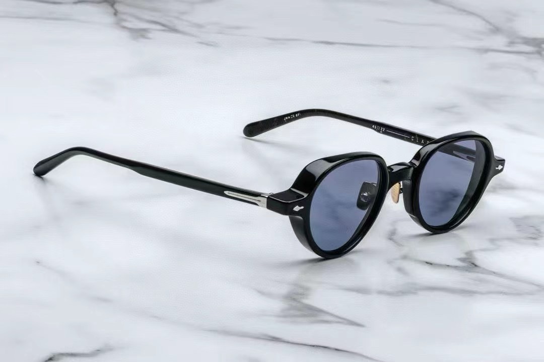   ‼️ 模特图 圆型JACQUES MARIE MAGE
日本手工眼镜 
MODEL：CIARK
SI