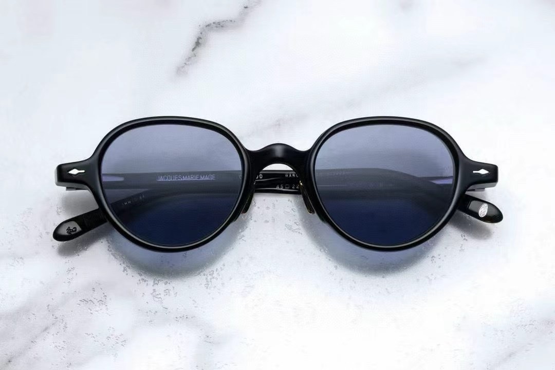   ‼️ 模特图 圆型JACQUES MARIE MAGE
日本手工眼镜 
MODEL：CIARK
SI