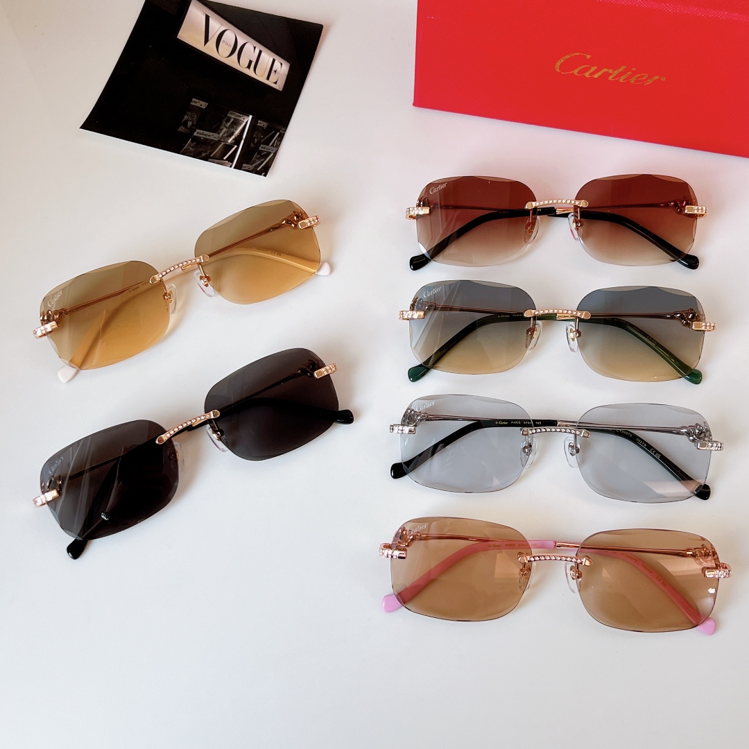  Cartier
MOD：CT0687S
Size：57口17 145
🔝🔝
