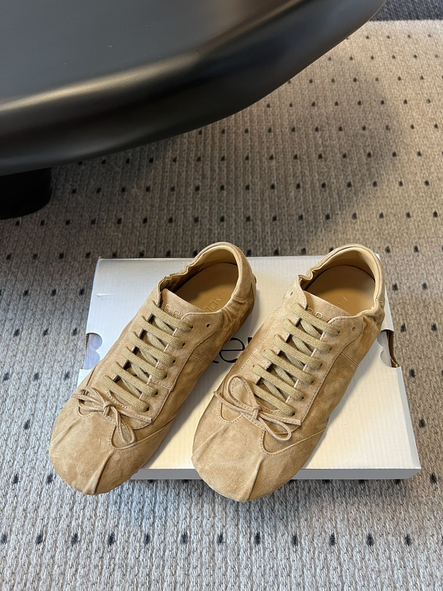 ABRA Women's Suede Ballet Flats with Bow Detail, Spring/Summer 2024 Collection 5 i1744226596 3124 3