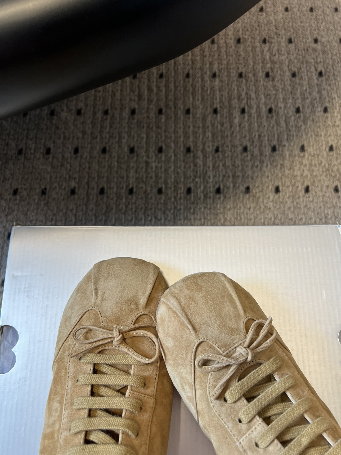 ABRA Women's Suede Ballet Flats with Bow Detail, Spring/Summer 2024 Collection 6 i1744226596 9877 4