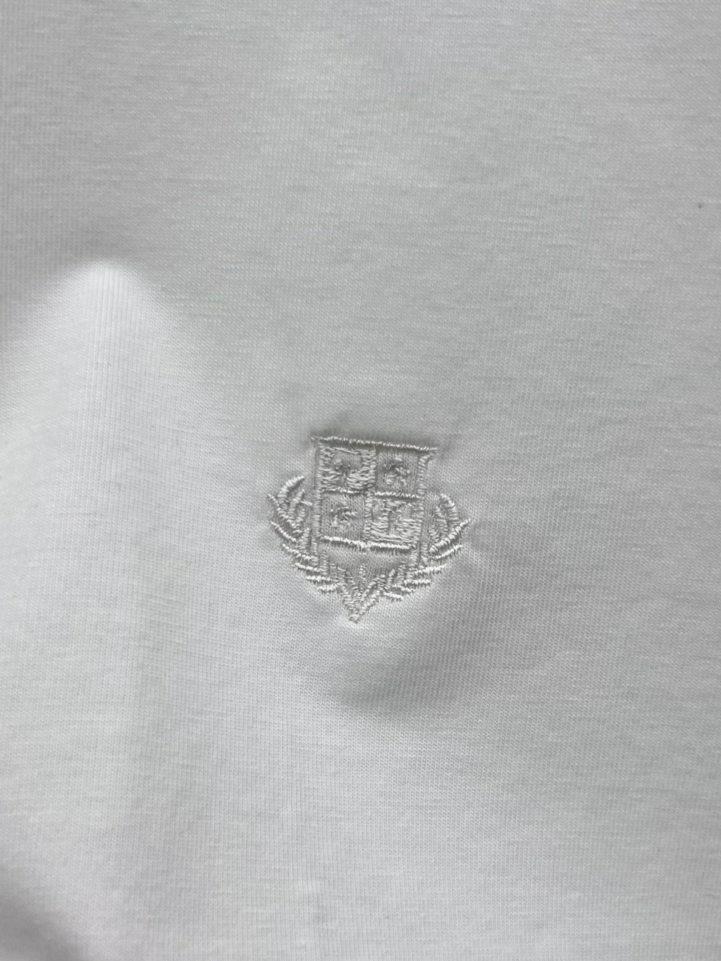 Loro Pian* Embroidered Badge T-shirt Elevates Simple Design with Beauty and Cuteness - 图片 5