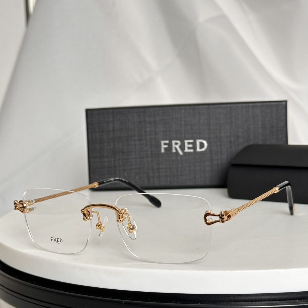  ‼️FRED🍂🍂🍂MODEL：FG50002U 🍂🍂🍂无框商务 精美双色电镀 SIZE：56口16-1