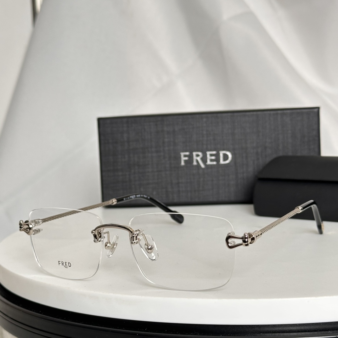  ‼️FRED🍂🍂🍂MODEL：FG50002U 🍂🍂🍂无框商务 精美双色电镀 SIZE：56口16-1