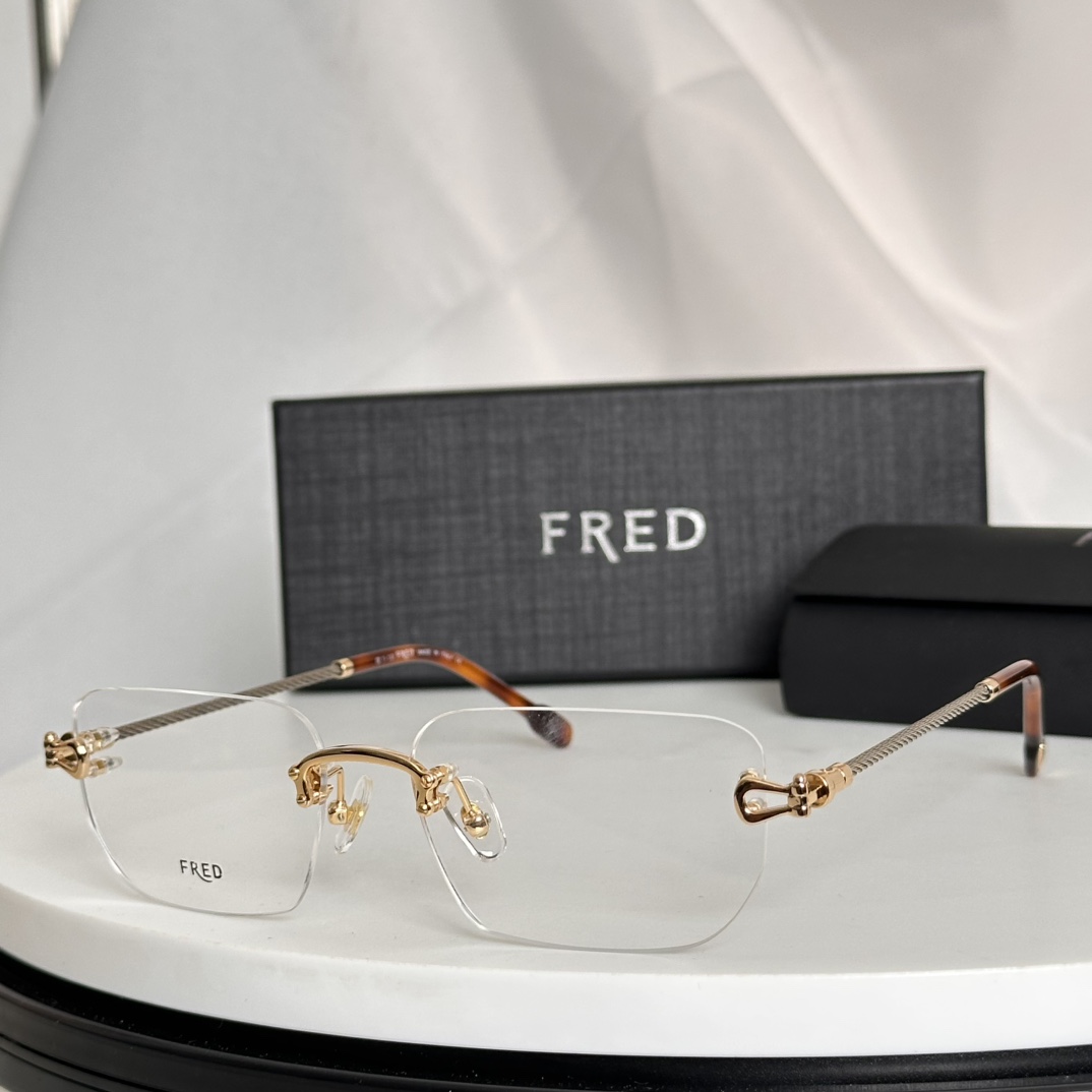  ‼️FRED🍂🍂🍂MODEL：FG50002U 🍂🍂🍂无框商务 精美双色电镀 SIZE：56口16-1