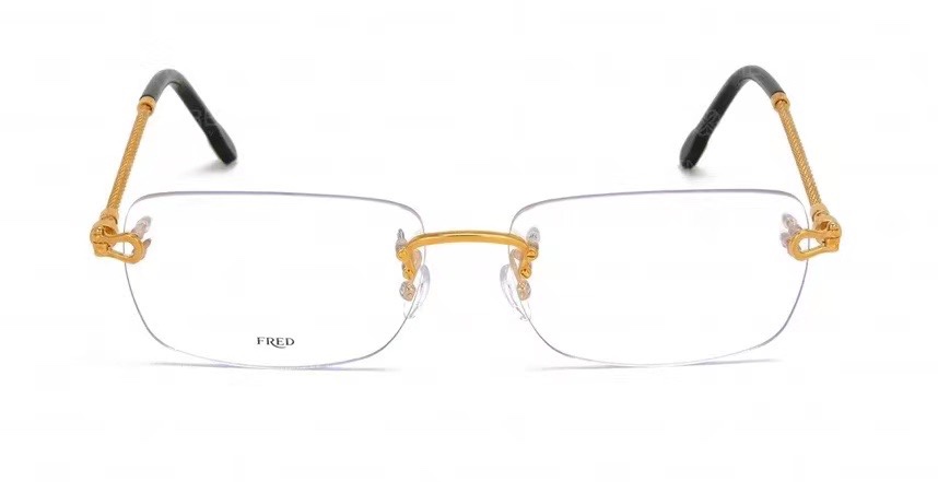  ‼️ 官网图 FRED🍂🍂🍂MODEL：FG50002U 🍂🍂🍂无框商务 精美双色电镀 SIZE：56
