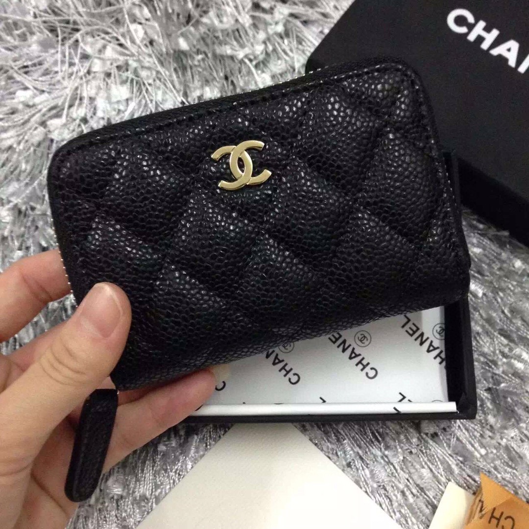 Chanel香奈儿カーフレザー製カードケース - 高品質なディテール