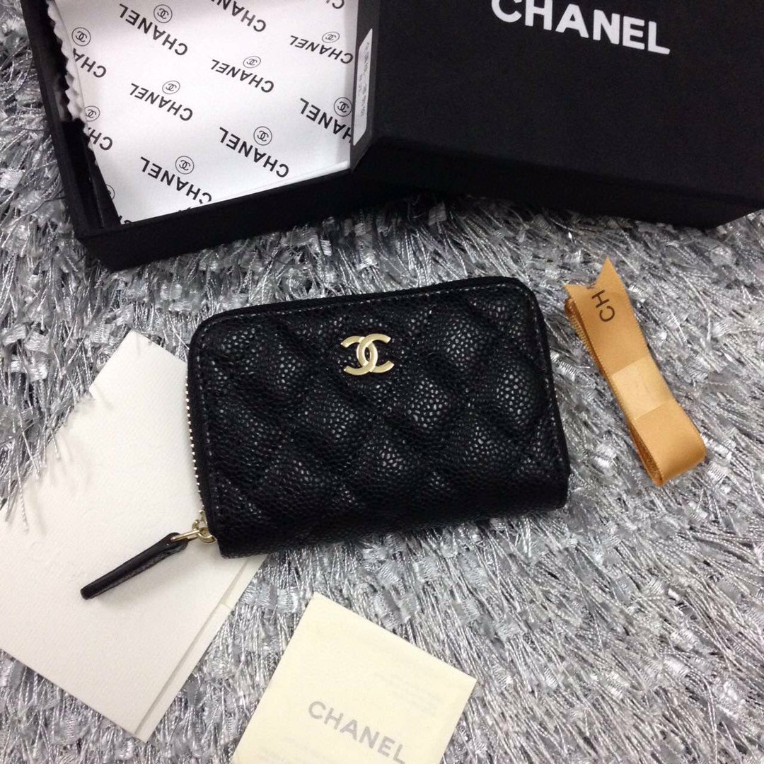 Chanel香奈儿カーフレザー製カードケース - 高品質なディテール