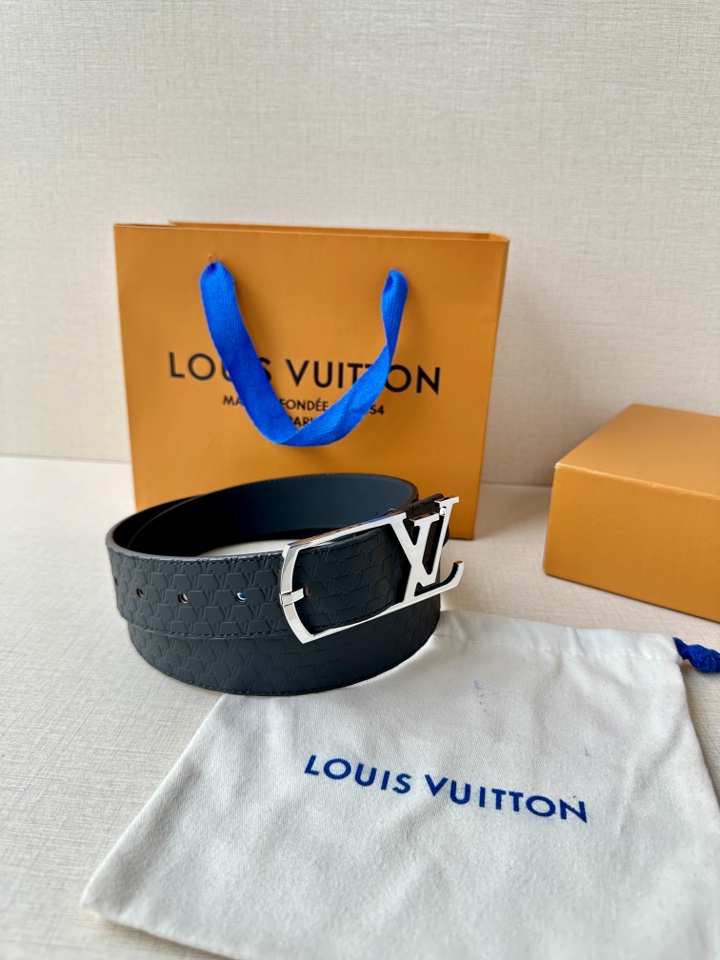 Pont Neuf 3.5宽皮带银色的黄铜