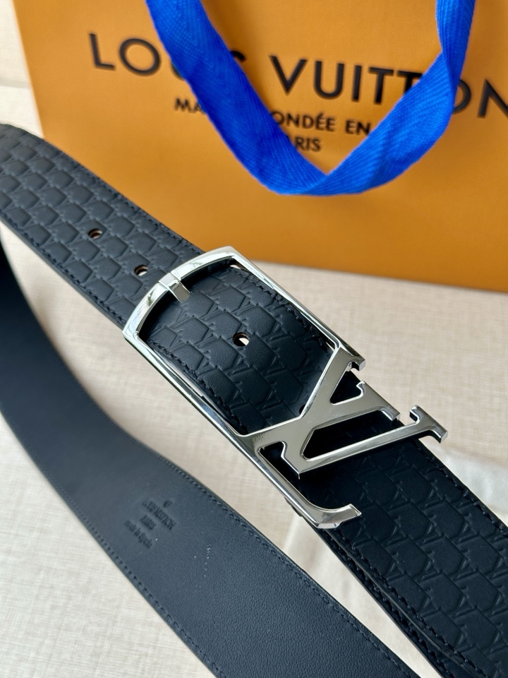 Pont Neuf 3.5宽皮带银色的黄铜