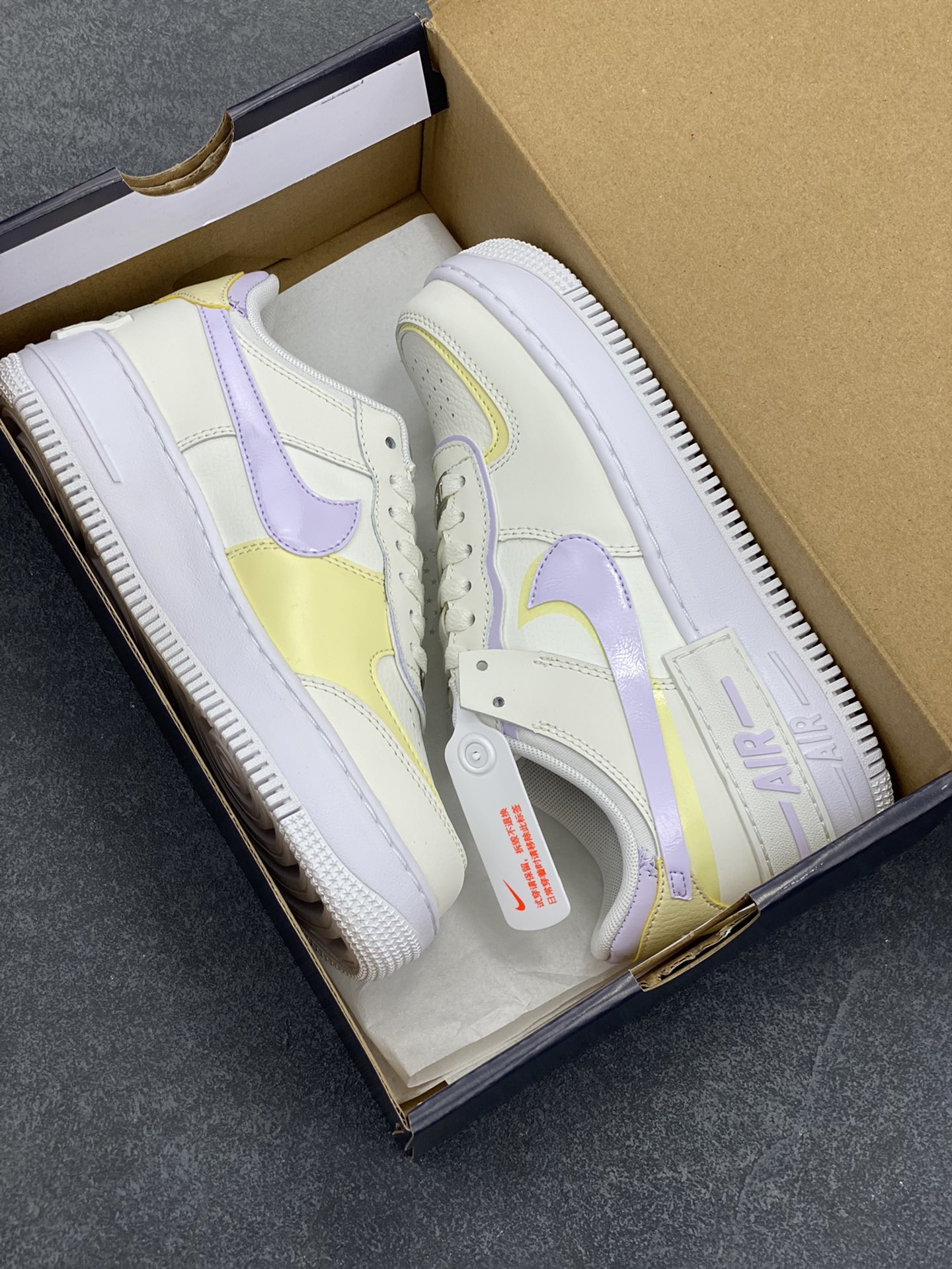 图片[9]-NK Air Force 1 Shadow 轻量增高低帮百搭板鞋\”拼接马卡龙\” 全新少女系解构主义设计双层轻量EVA发泡中底+防滑RB橡胶外圈底鞋底 原楦头原纸板 打造纯正空军版型 专注外贸渠道 全掌内置蜂窝气垫 原盒配件 原厂中底钢印、拉帮完美 货号：DZ1847-113 尺码：35.5 36 36.5 37.5 38 38.5 39 40 40.5 41 42-选品中心