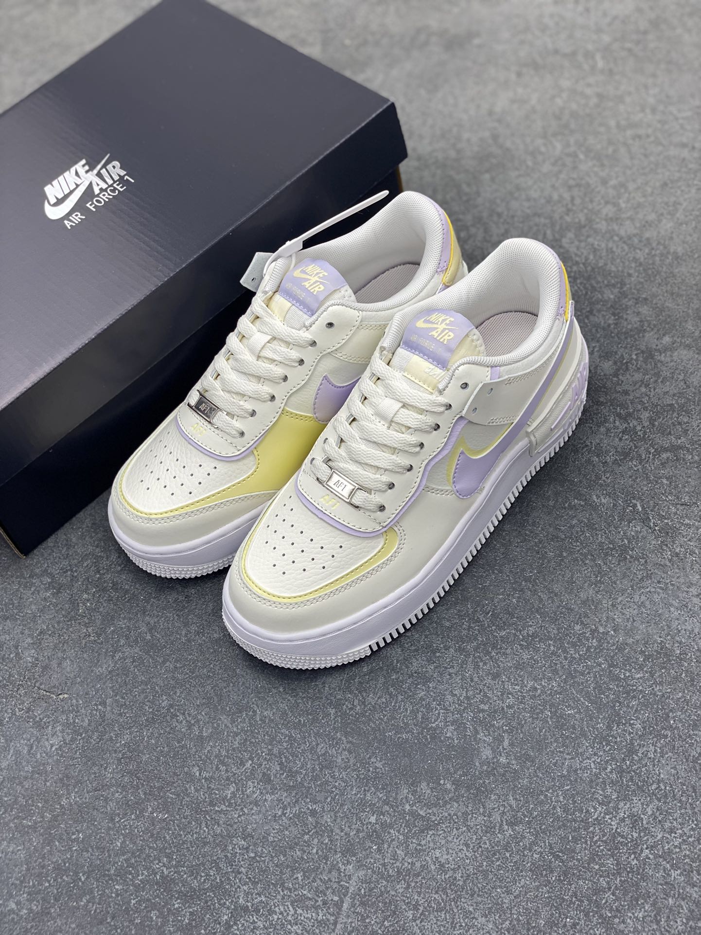 图片[8]-NK Air Force 1 Shadow 轻量增高低帮百搭板鞋\”拼接马卡龙\” 全新少女系解构主义设计双层轻量EVA发泡中底+防滑RB橡胶外圈底鞋底 原楦头原纸板 打造纯正空军版型 专注外贸渠道 全掌内置蜂窝气垫 原盒配件 原厂中底钢印、拉帮完美 货号：DZ1847-113 尺码：35.5 36 36.5 37.5 38 38.5 39 40 40.5 41 42-选品中心